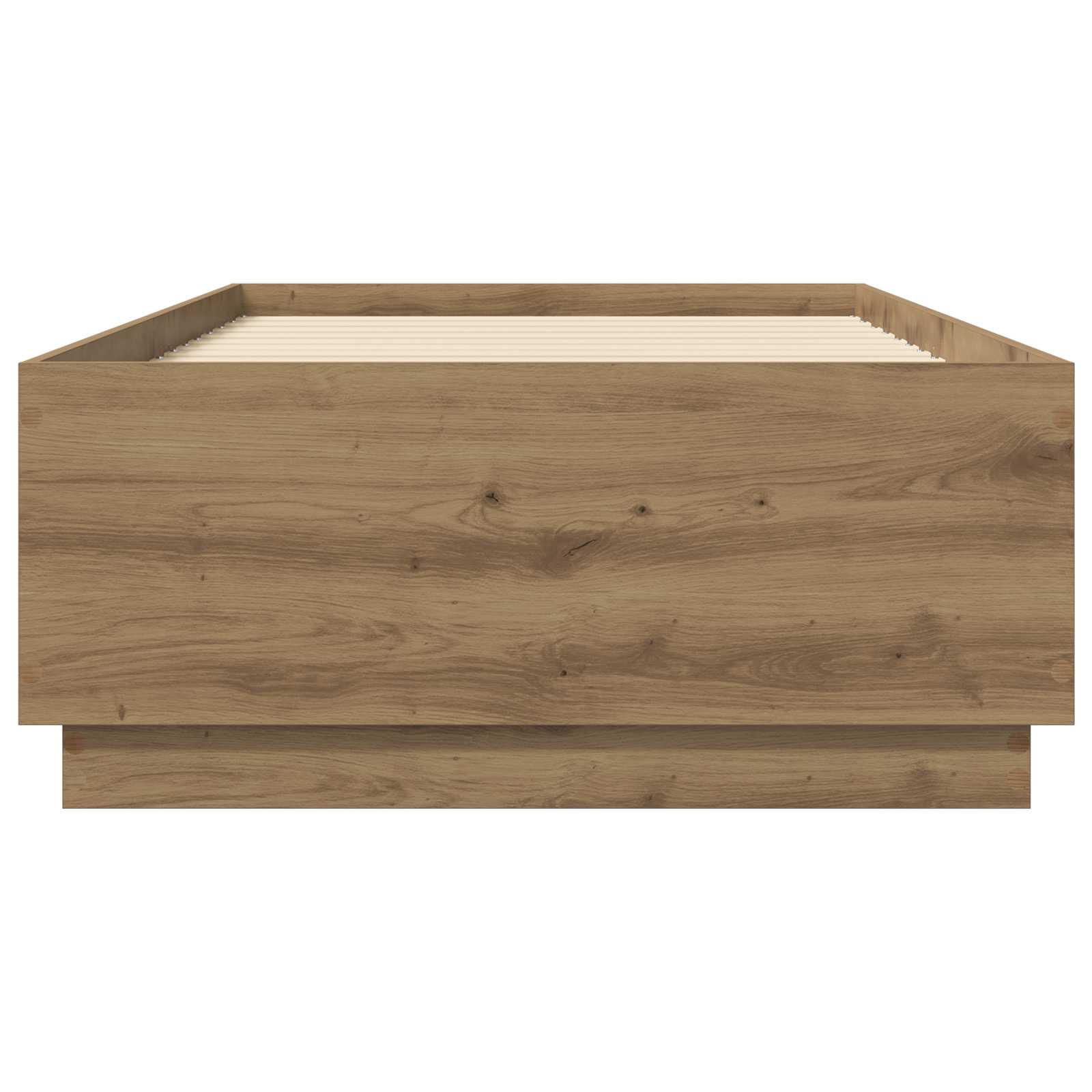 Cadre de lit Chêne artisanal 80 x 200 cm Bois d'ingénierie