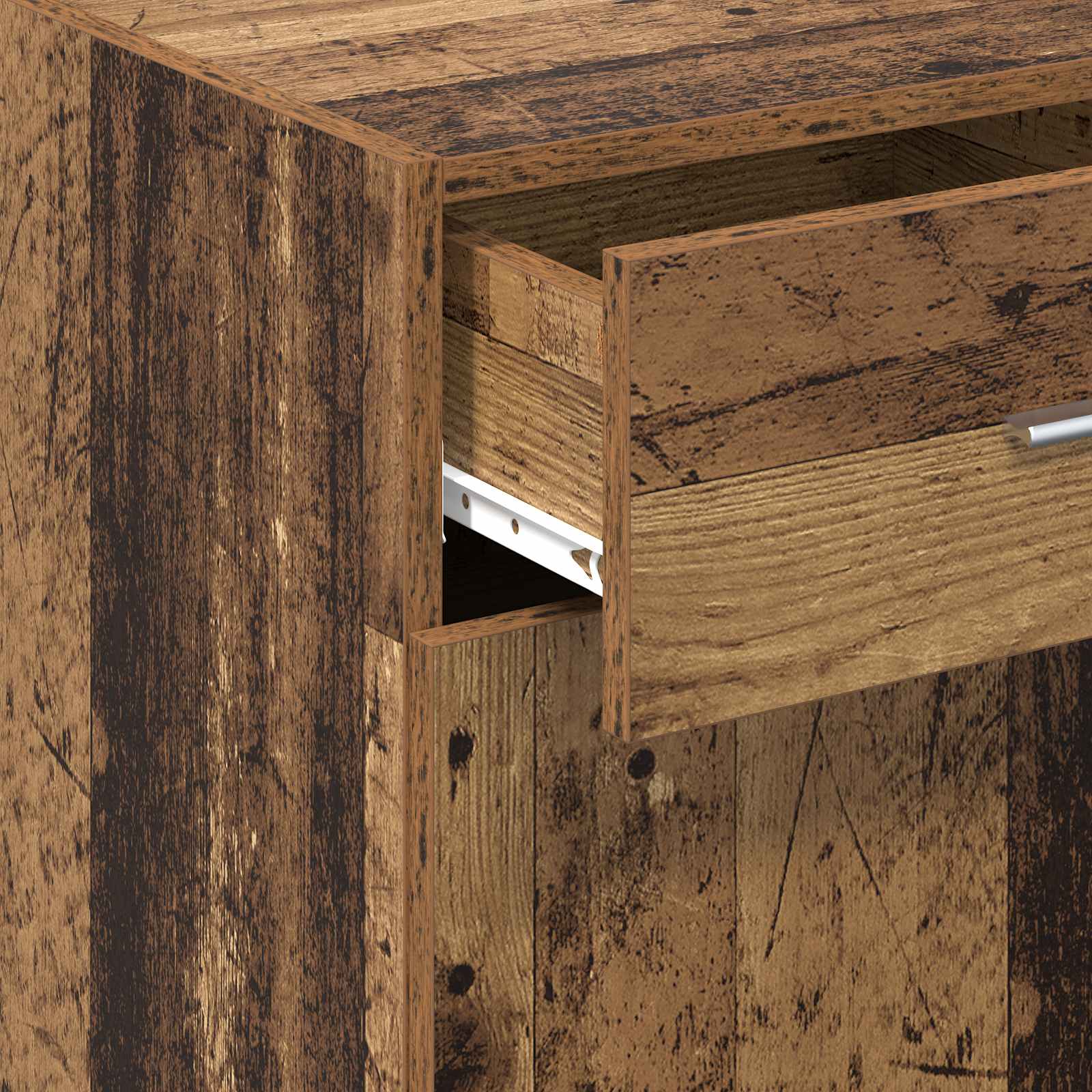 Armoire de rangement avec tiroir Bois ancien 40 x 42,5 x 93 cm - XIOS