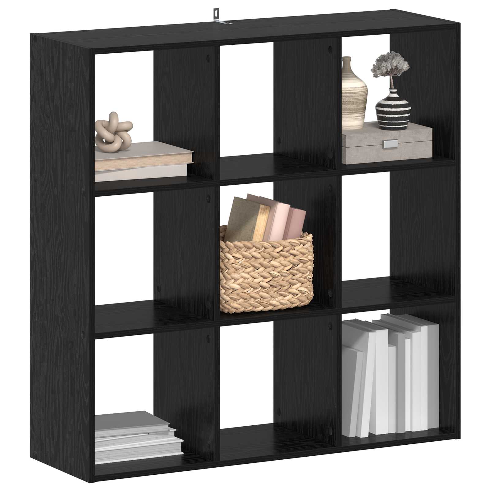 Bibliothèque Chêne noir 102 x 32 x 102 cm - XIOS