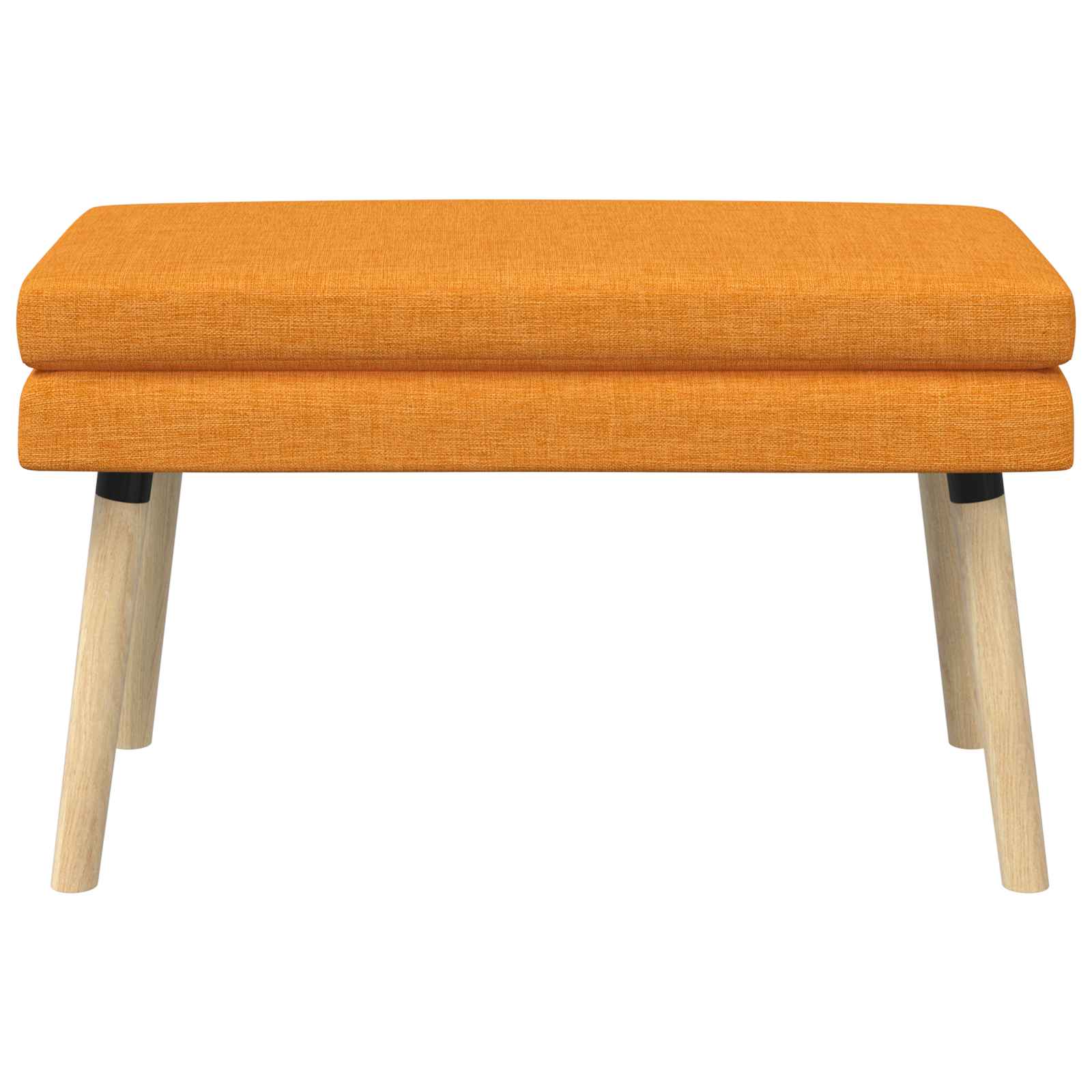 Banc à double couche Jaune foncé 80 x 40 x 47 cm Tissu - XIOS