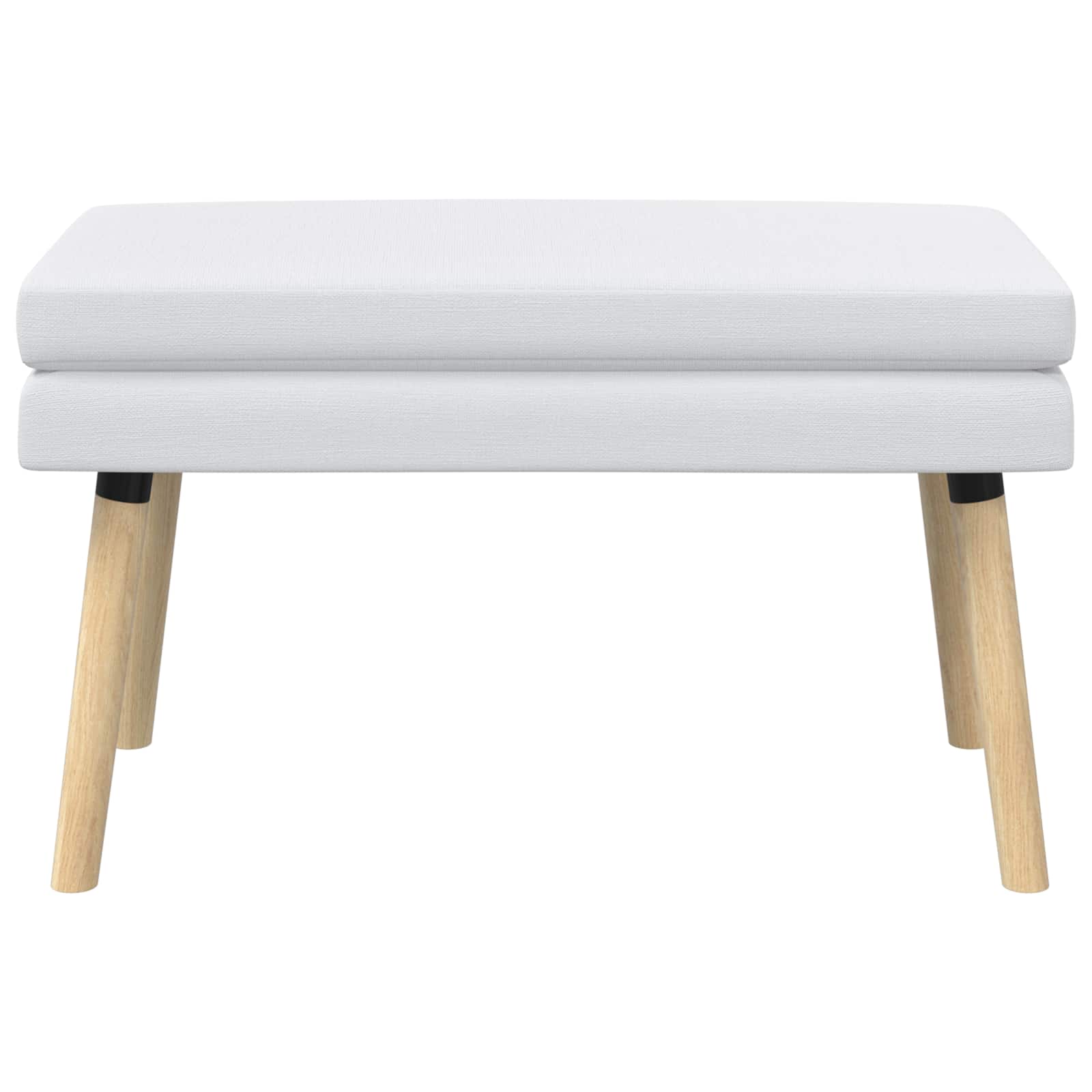 Banc à double couche Blanc 80 x 40 x 47 cm Tissu - XIOS