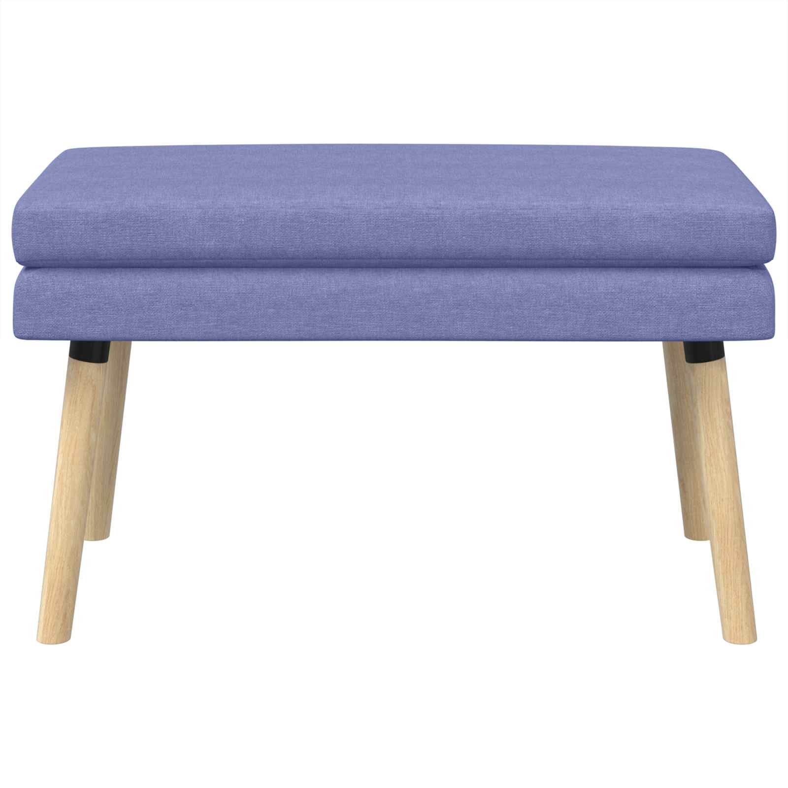 Banc à double couche Bleu denim 80 x 40 x 47 cm Tissu - XIOS