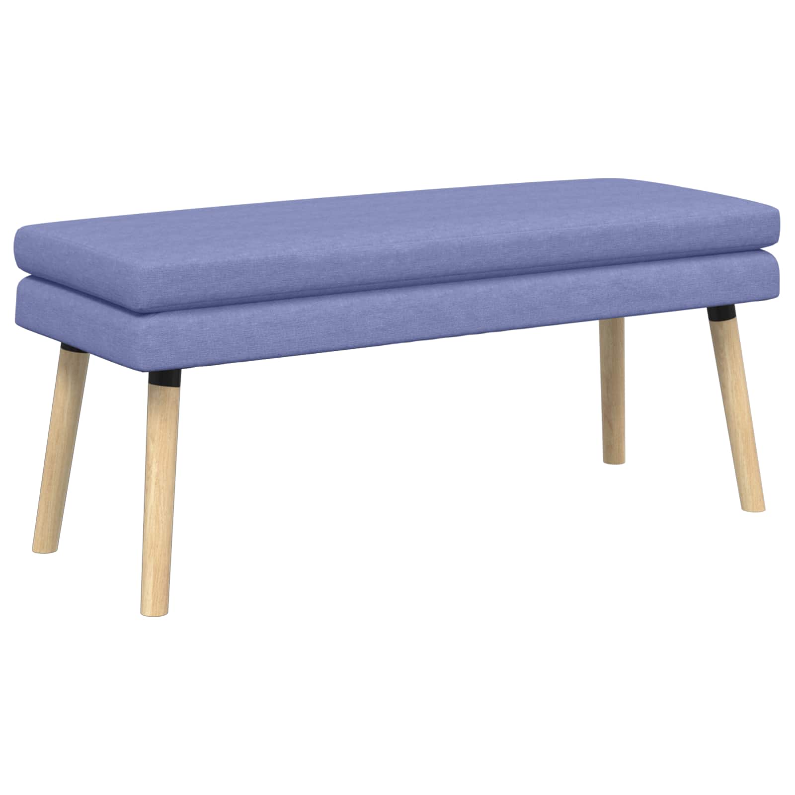 Banc à double couche Bleu denim 110 x 40 x 47 cm Tissu - XIOS