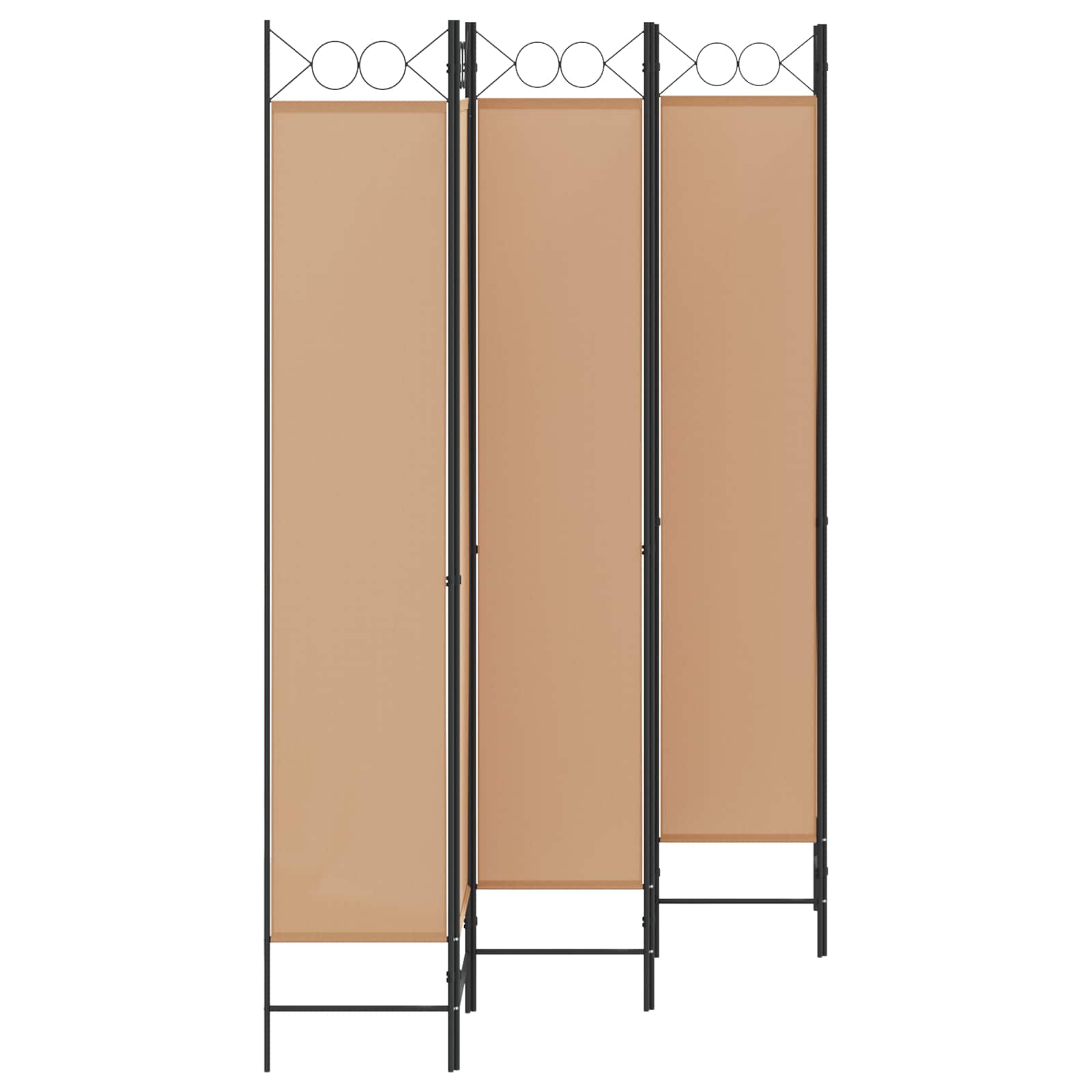Paravent à 6 panneaux Beige 240 x 220 cm Tissu - XIOS