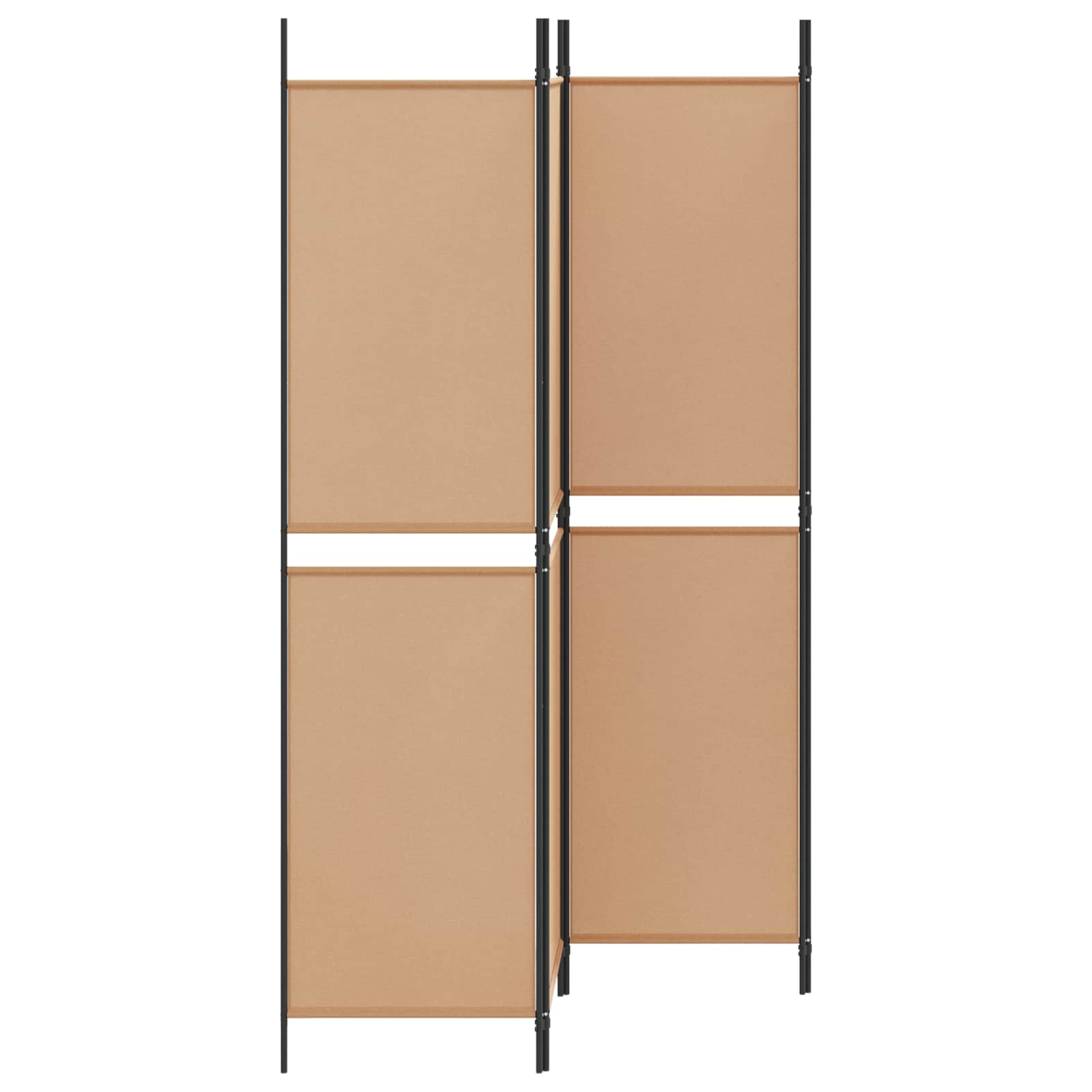 Paravent à 4 panneaux Beige 200 x 200 cm Tissu - XIOS