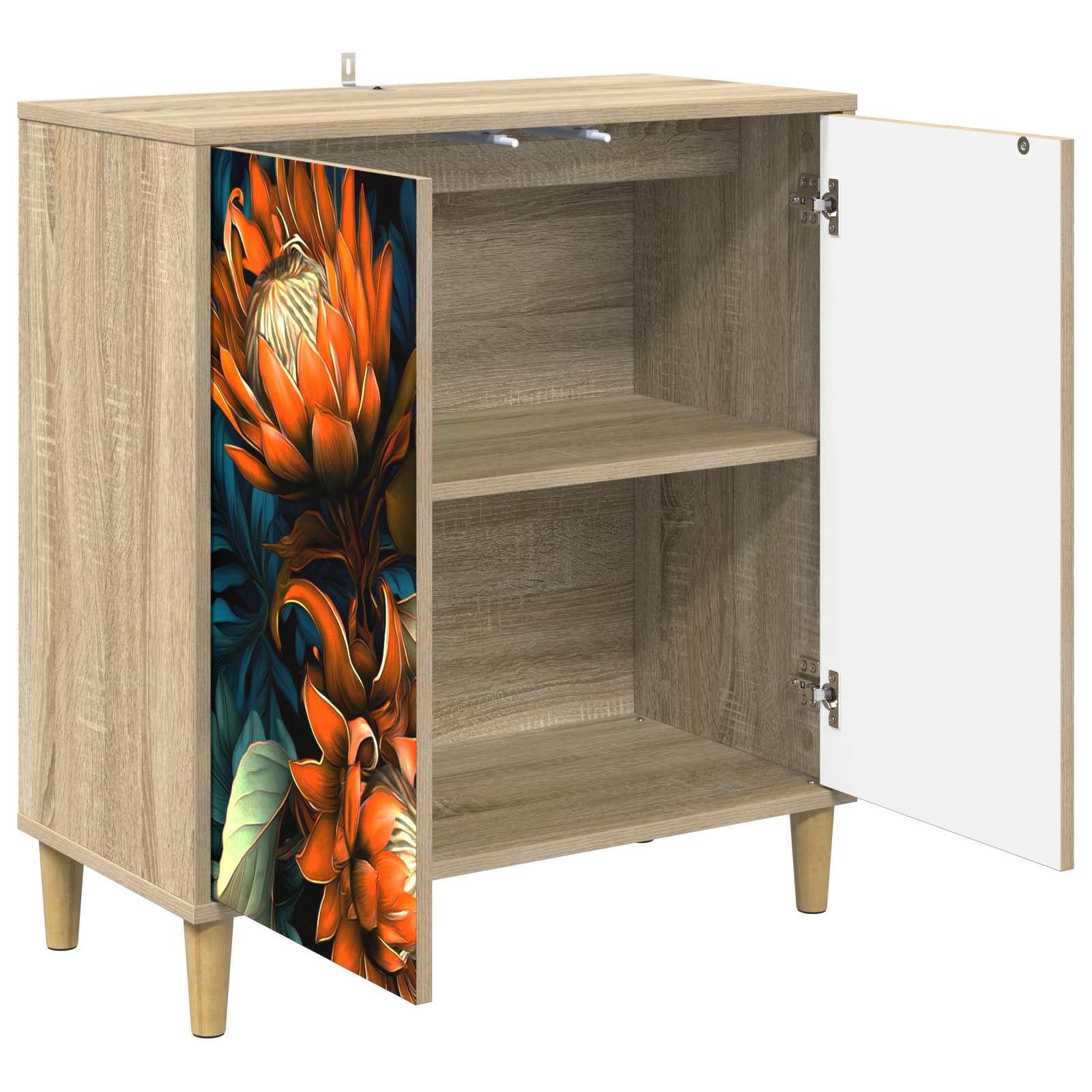 Buffet LOCHEM Sonoma 69 x 33 x 75 cm Bois d'ingénierie