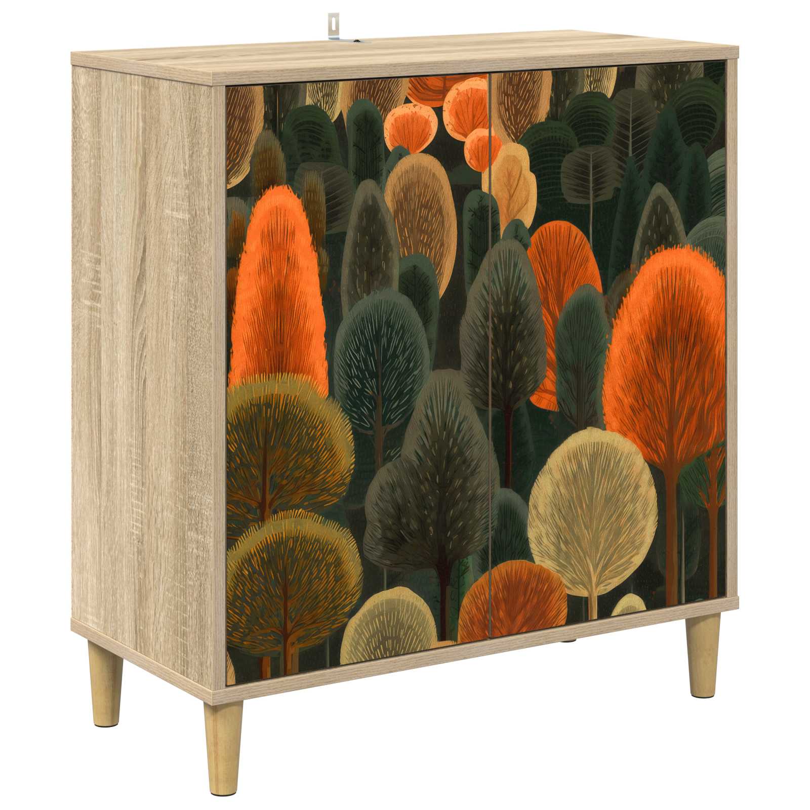 Buffet ZAANDAM Sonoma 69 x 33 x 75 cm Bois d'ingénierie