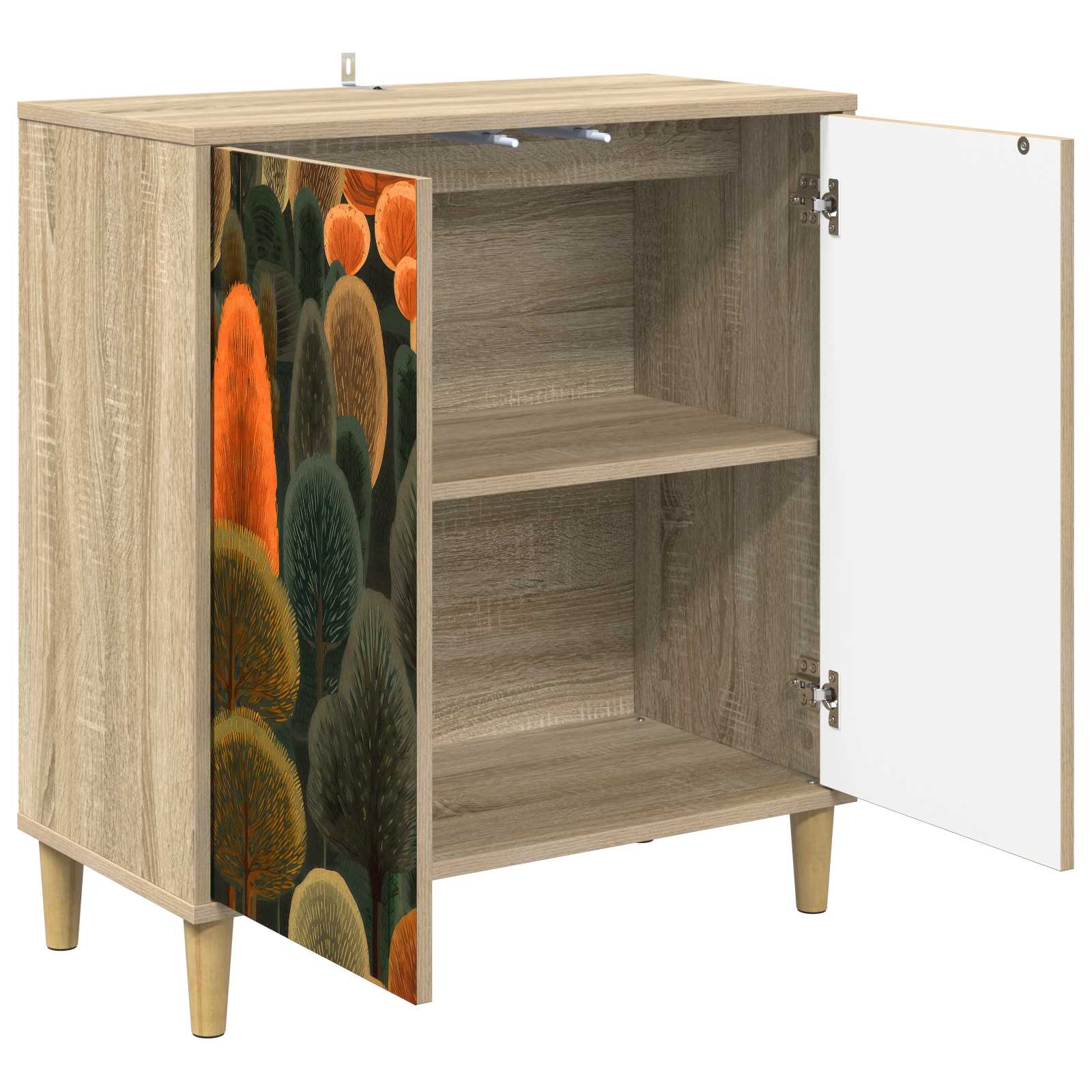 Buffet ZAANDAM Sonoma 69 x 33 x 75 cm Bois d'ingénierie
