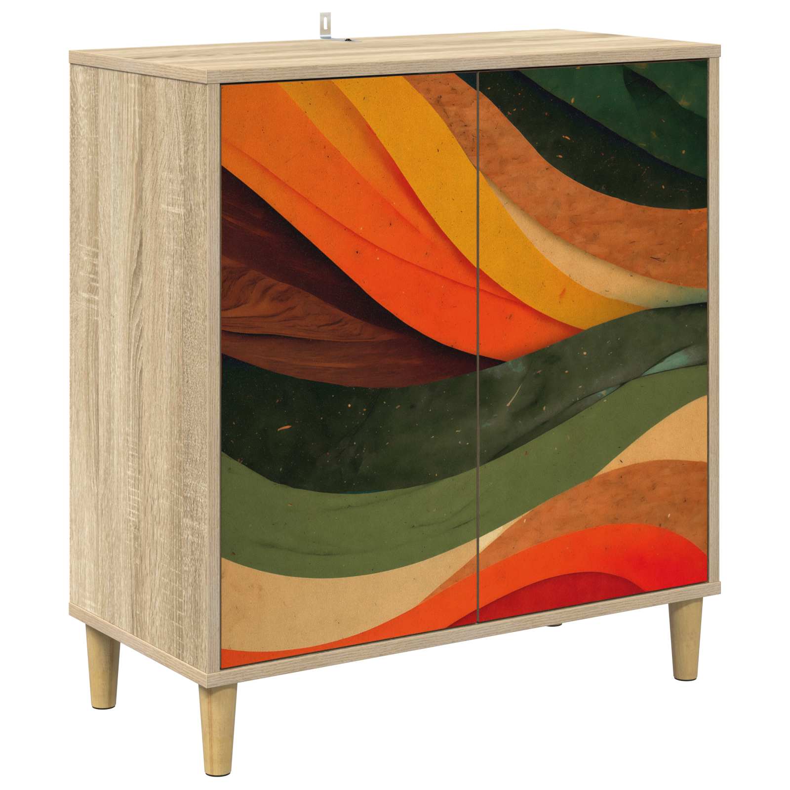 Buffet BONN Sonoma 69 x 33 x 75 cm Bois d'ingénierie