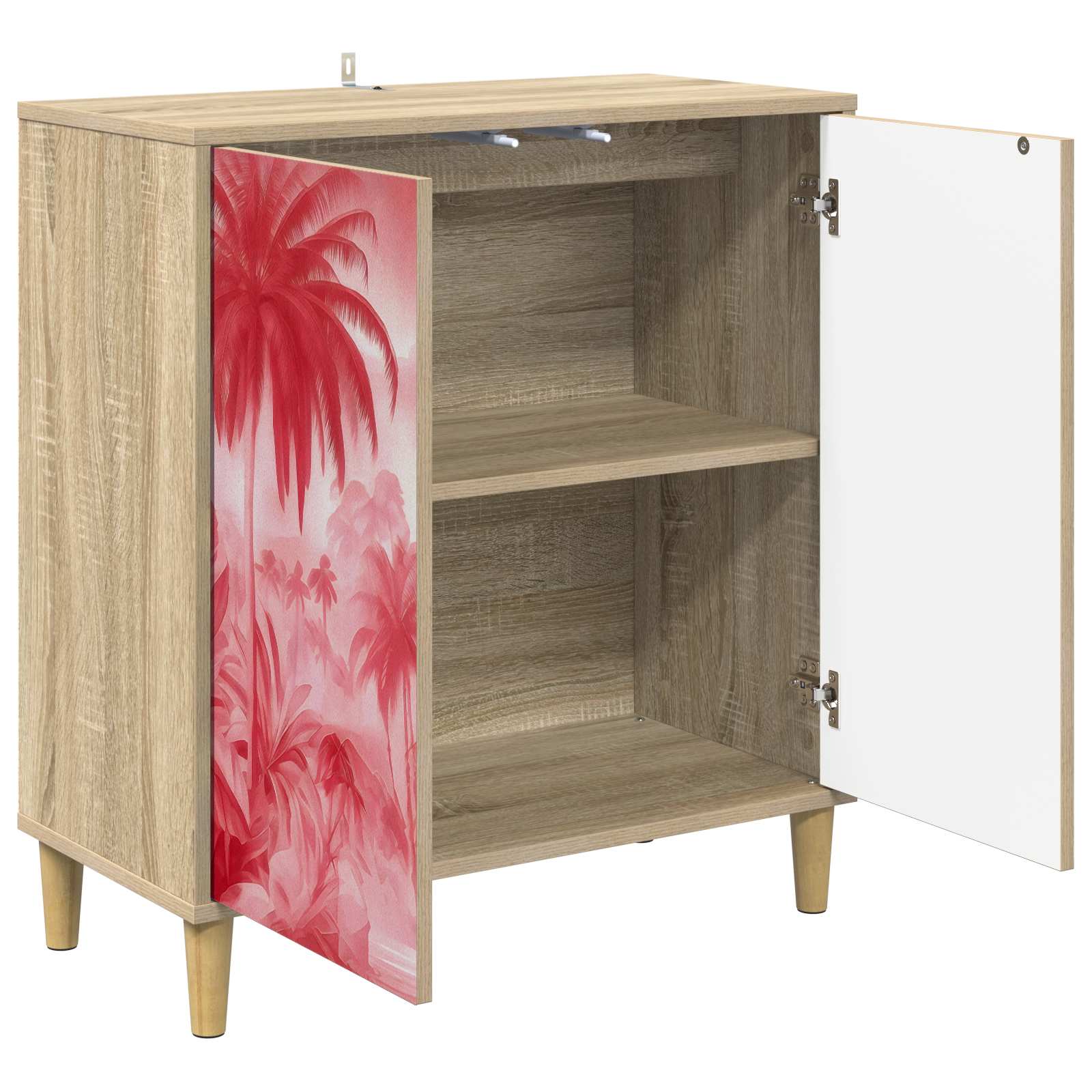 Buffet AACHEN Sonoma 69 x 33 x 75 cm Bois d'ingénierie