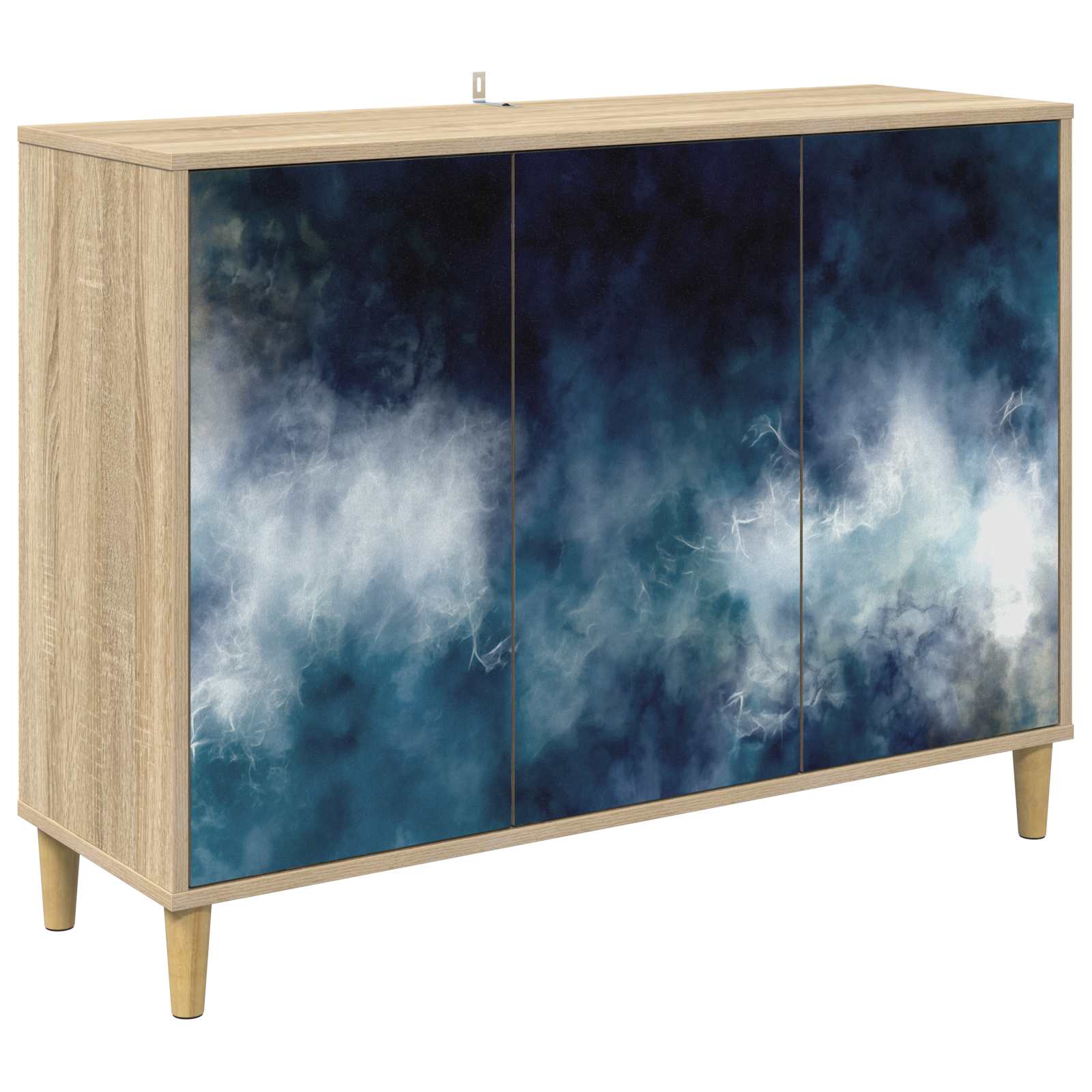 Buffet RAALTE Sonoma 102 x 33 x 75 cm Bois d'ingénierie