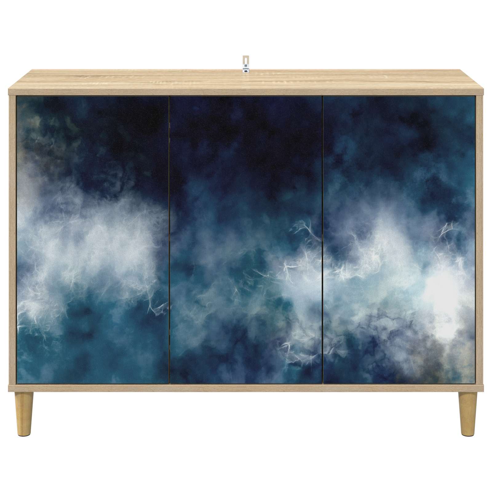 Buffet RAALTE Sonoma 102 x 33 x 75 cm Bois d'ingénierie