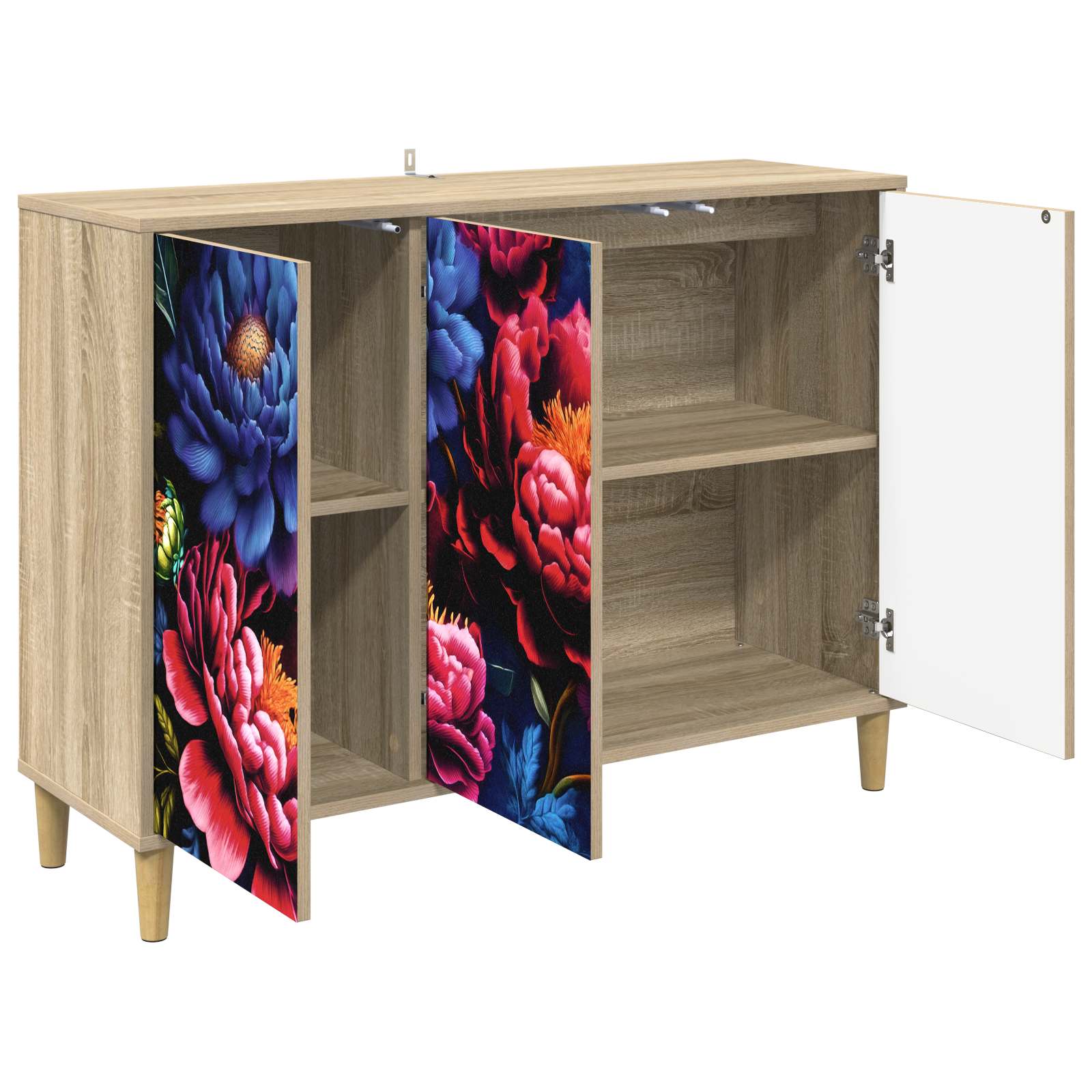 Buffet KIEL Sonoma 102 x 33 x 75 cm Bois d'ingénierie