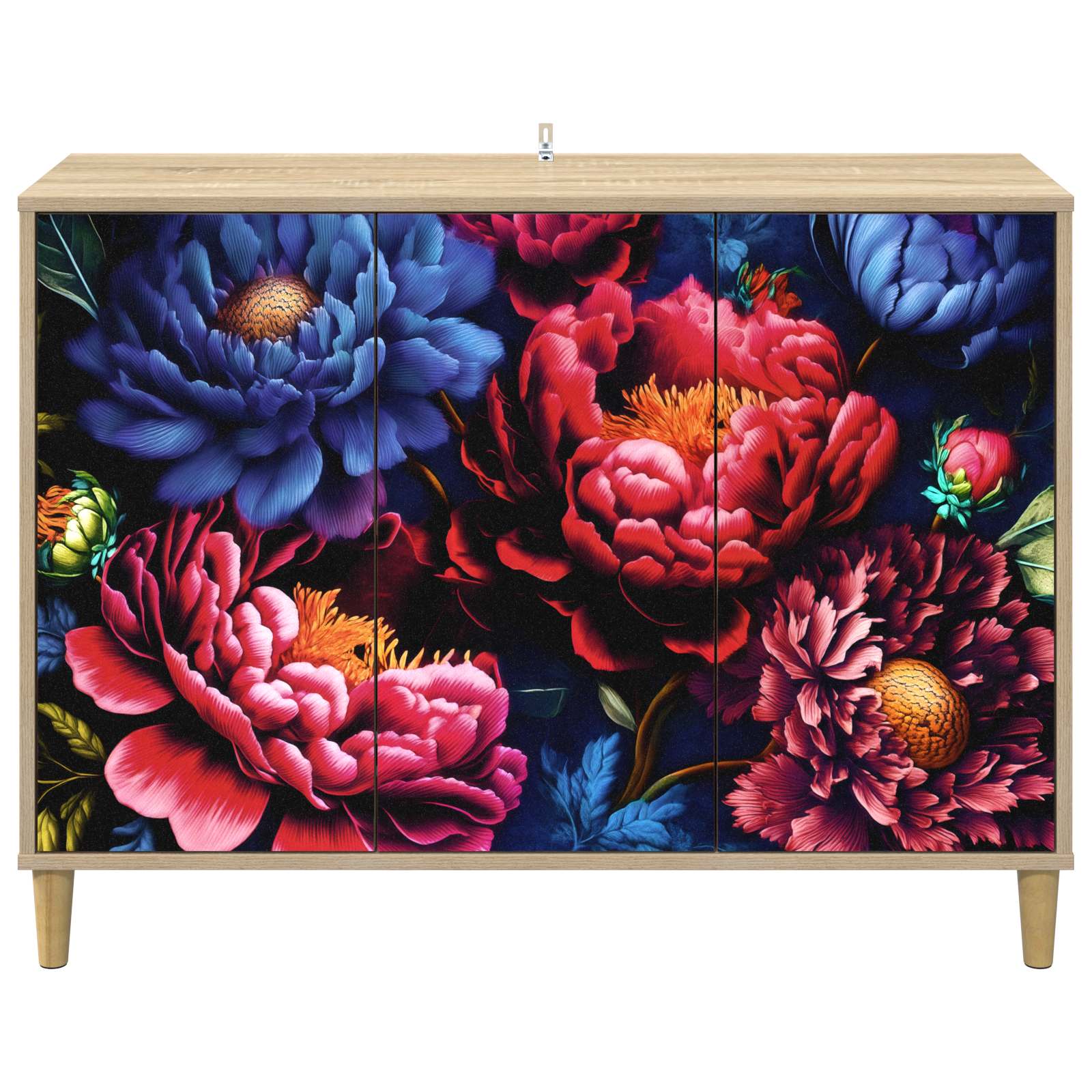 Buffet KIEL Sonoma 102 x 33 x 75 cm Bois d'ingénierie