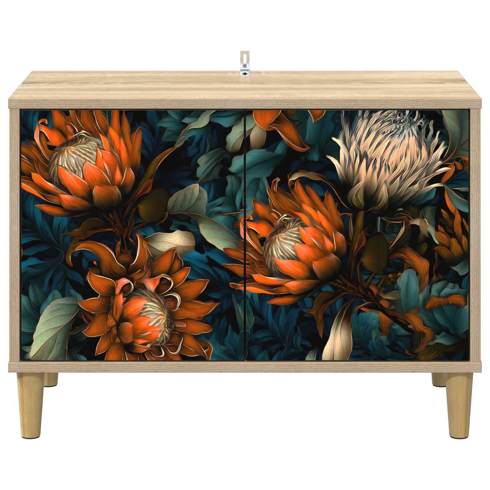 Meuble TV LOCHEM 69 x 33 x 50 cm Sonoma Bois d'ingénierie