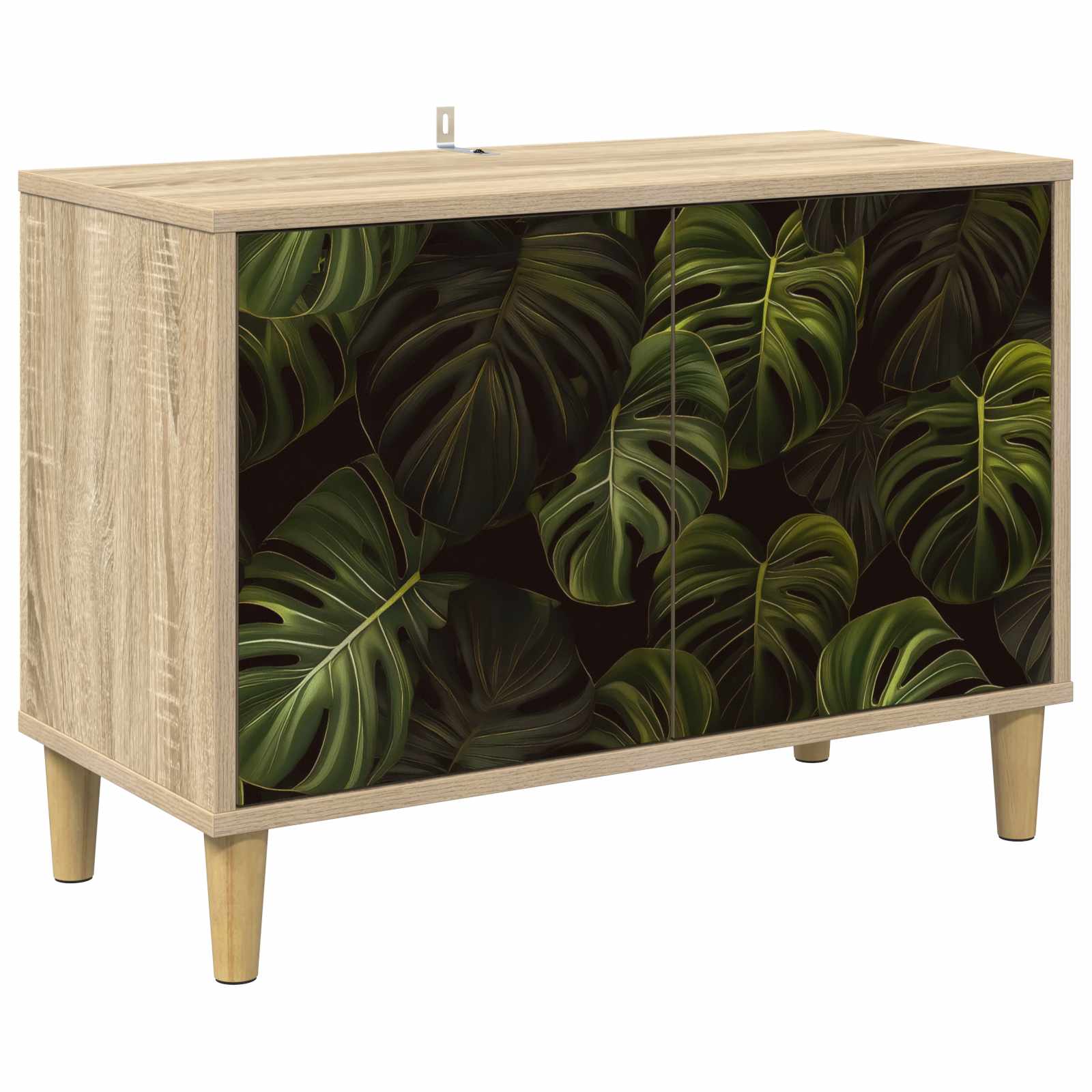 Meuble TV ELBURG 69 x 33 x 50 cm Sonoma Bois d'ingénierie