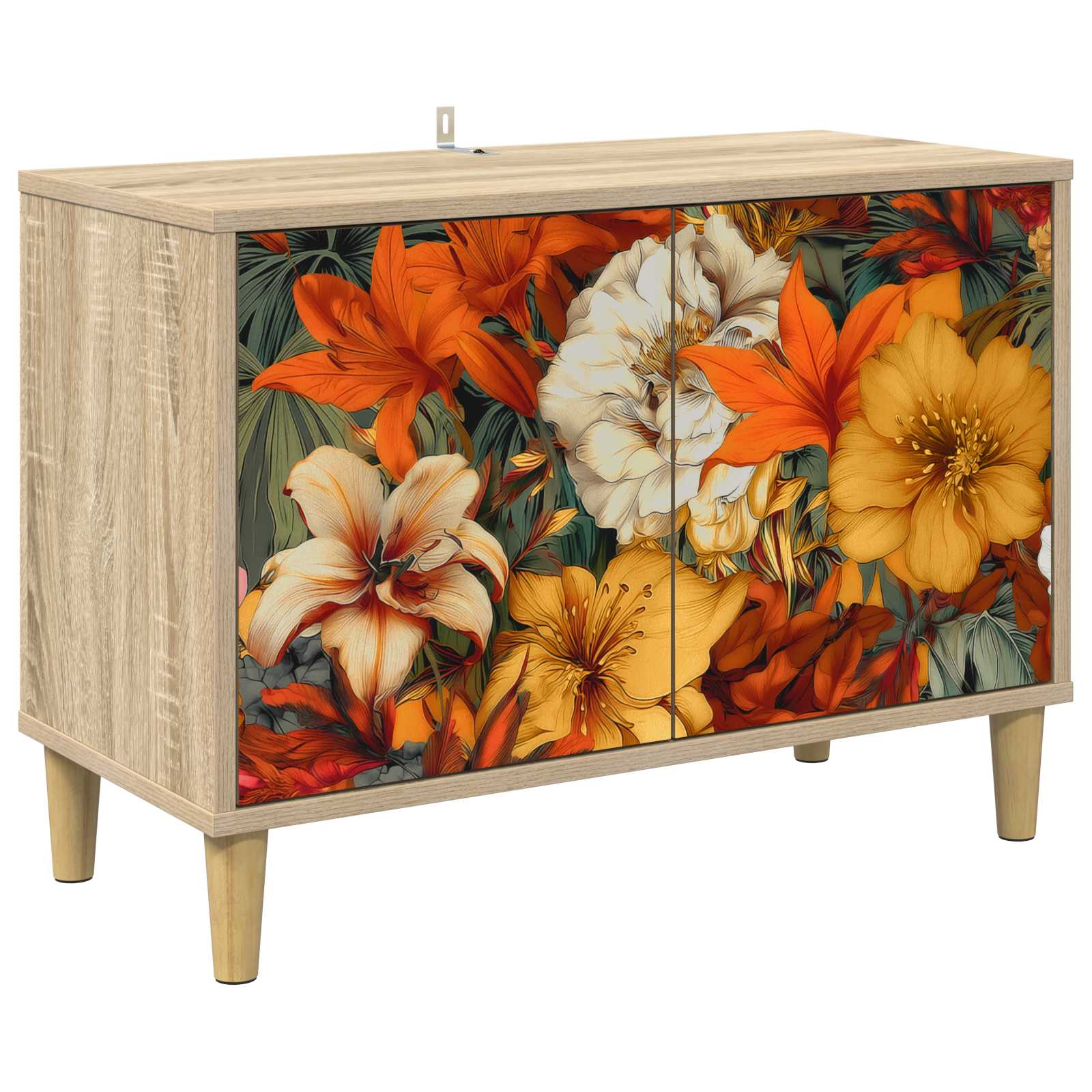 Meuble TV GENNEP 69 x 33 x 50 cm Sonoma Bois d'ingénierie