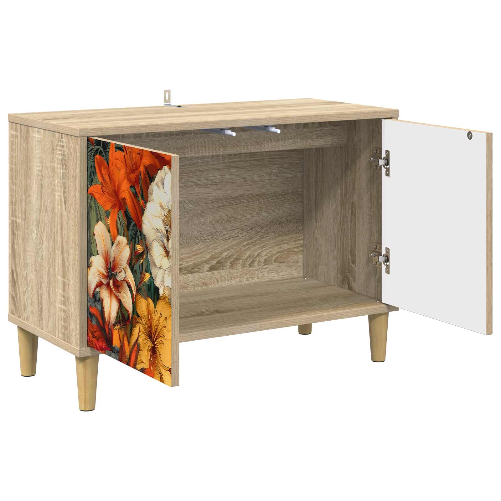 Meuble TV GENNEP 69 x 33 x 50 cm Sonoma Bois d'ingénierie