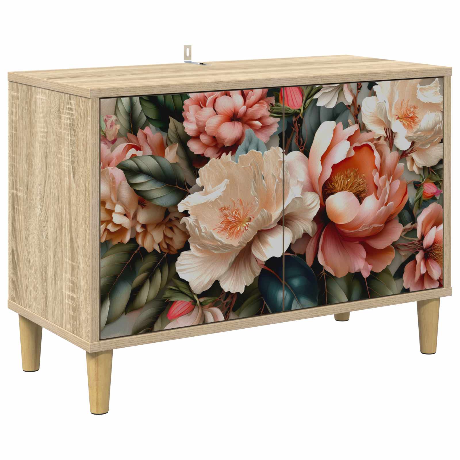 Meuble TV BORNE 69 x 33 x 50 cm Sonoma Bois d'ingénierie