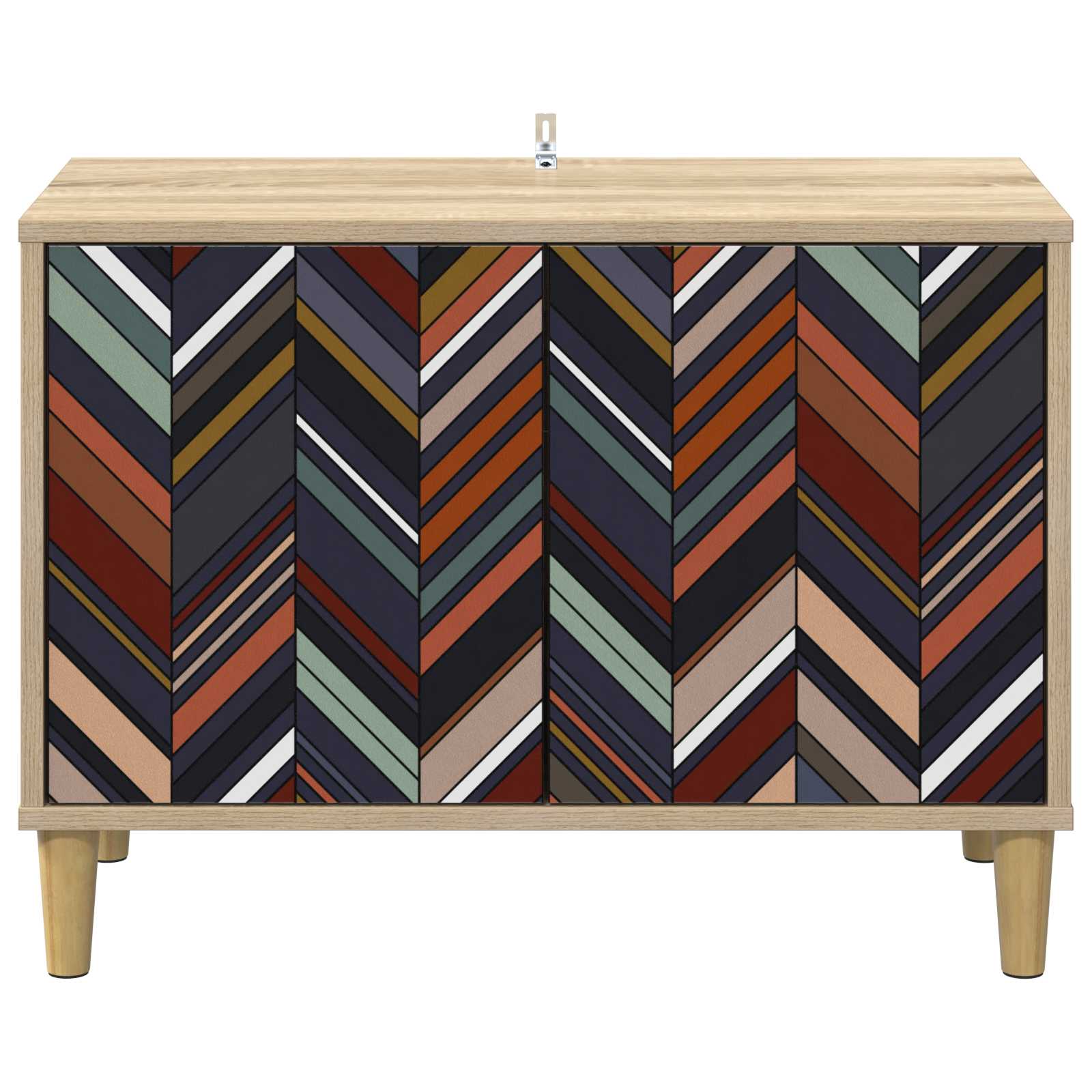 Meuble TV OMMEN 69 x 33 x 50 cm Sonoma Bois d'ingénierie