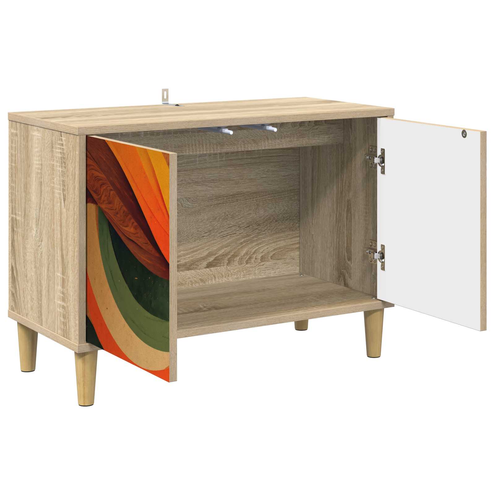 Meuble TV BONN 69 x 33 x 50 cm Sonoma Bois d'ingénierie