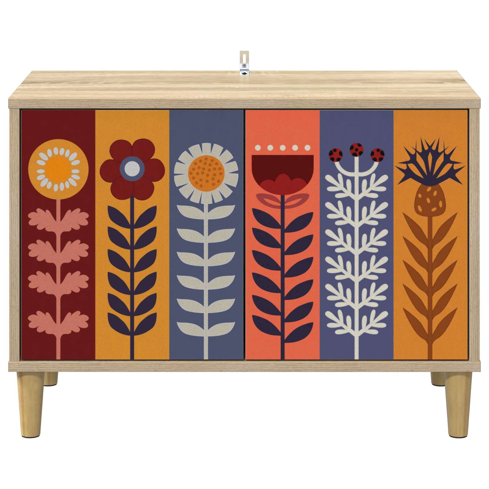 Meuble TV ESSEN 69 x 33 x 50 cm Sonoma Bois d'ingénierie