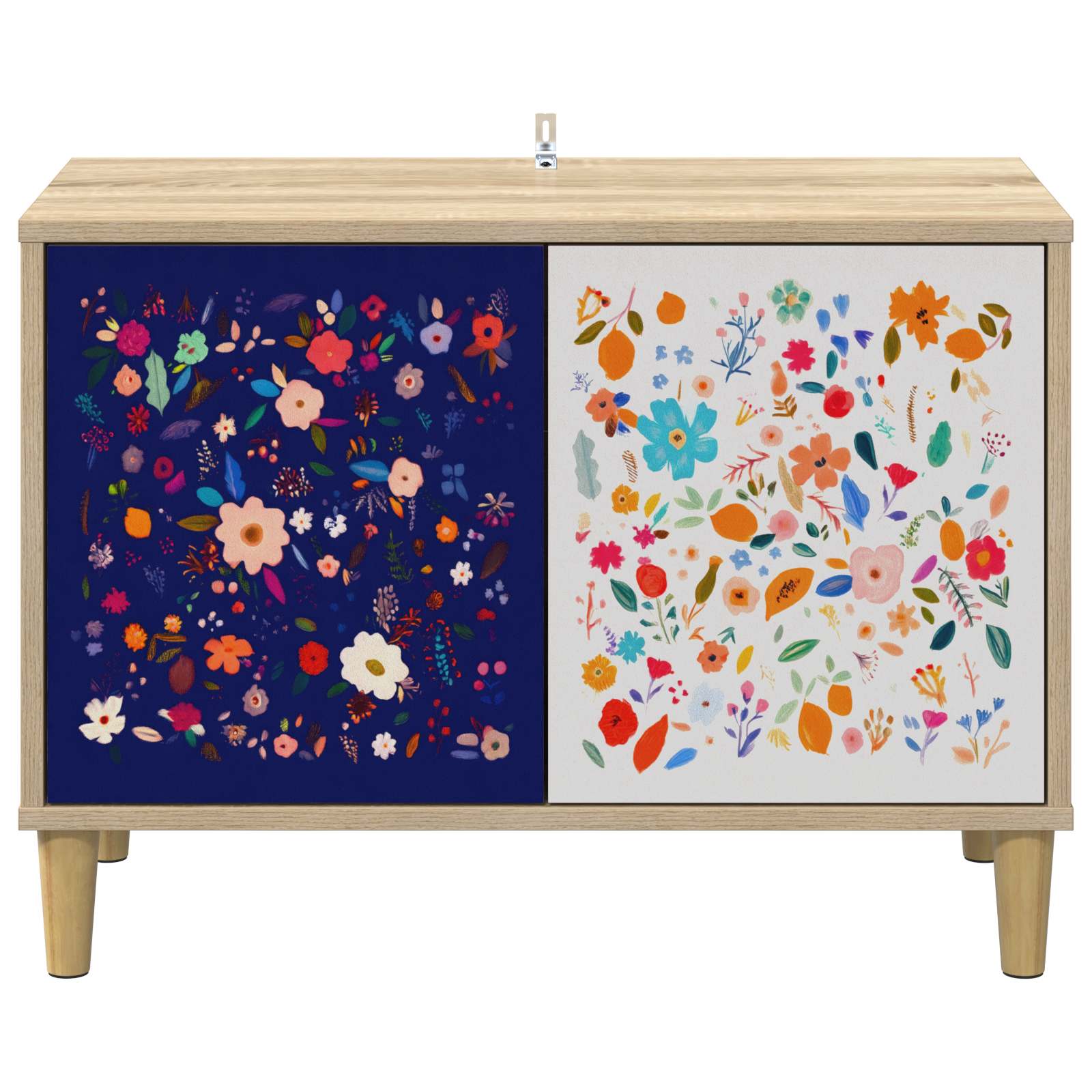 Meuble TV MAINZ 69 x 33 x 50 cm Sonoma Bois d'ingénierie