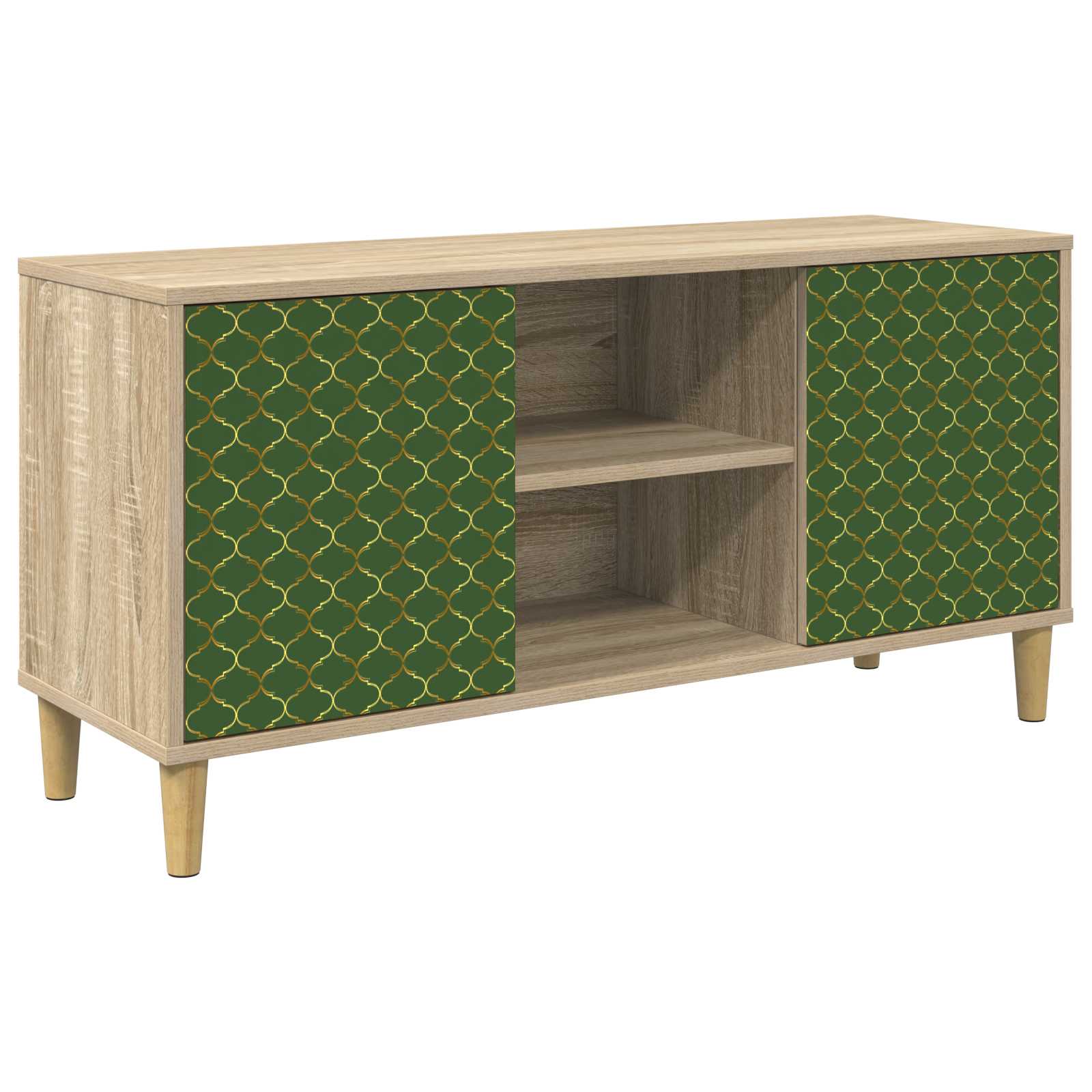 Meuble TV GELEEN 102 x 33 x 50 cm Sonoma Bois d'ingénierie