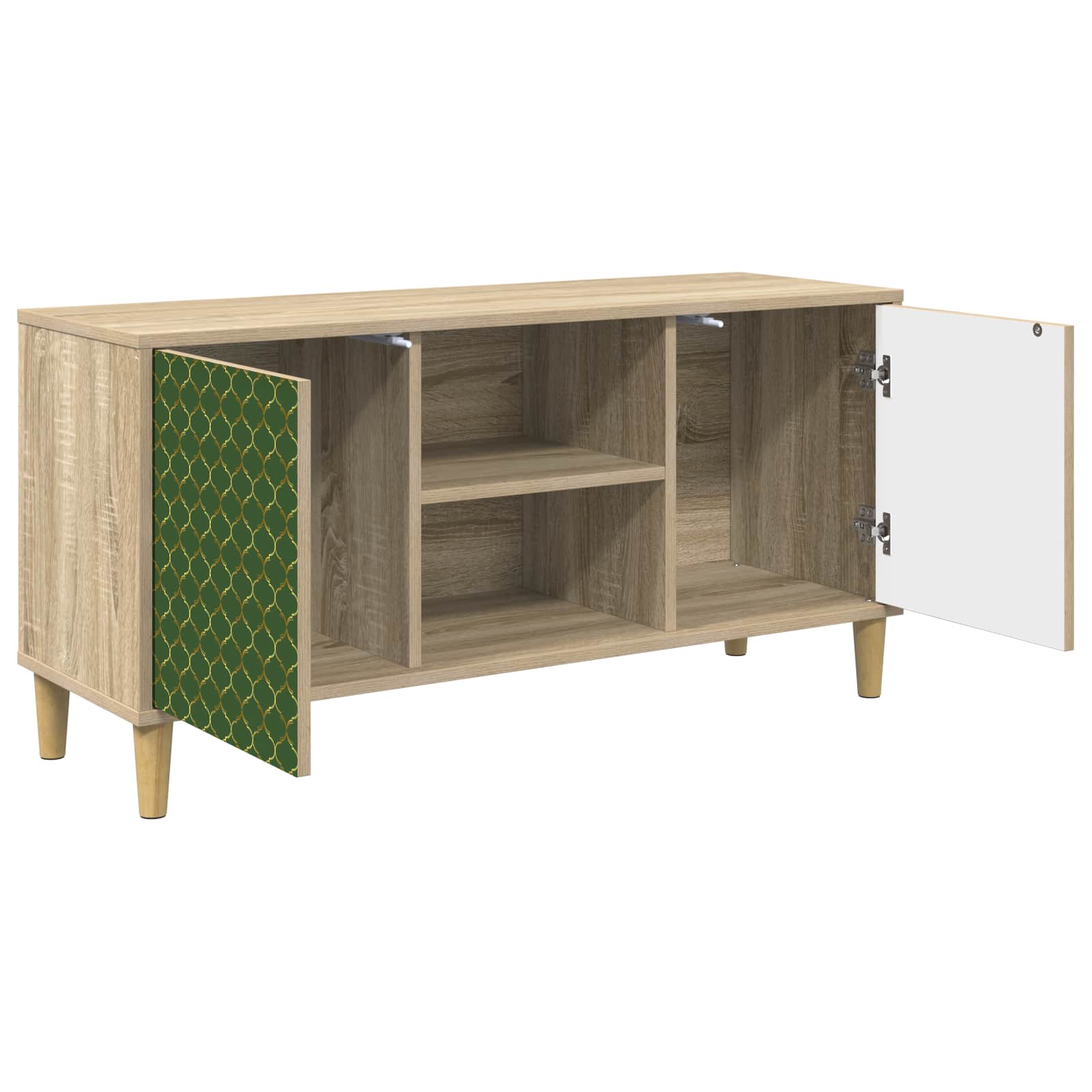 Meuble TV GELEEN 102 x 33 x 50 cm Sonoma Bois d'ingénierie