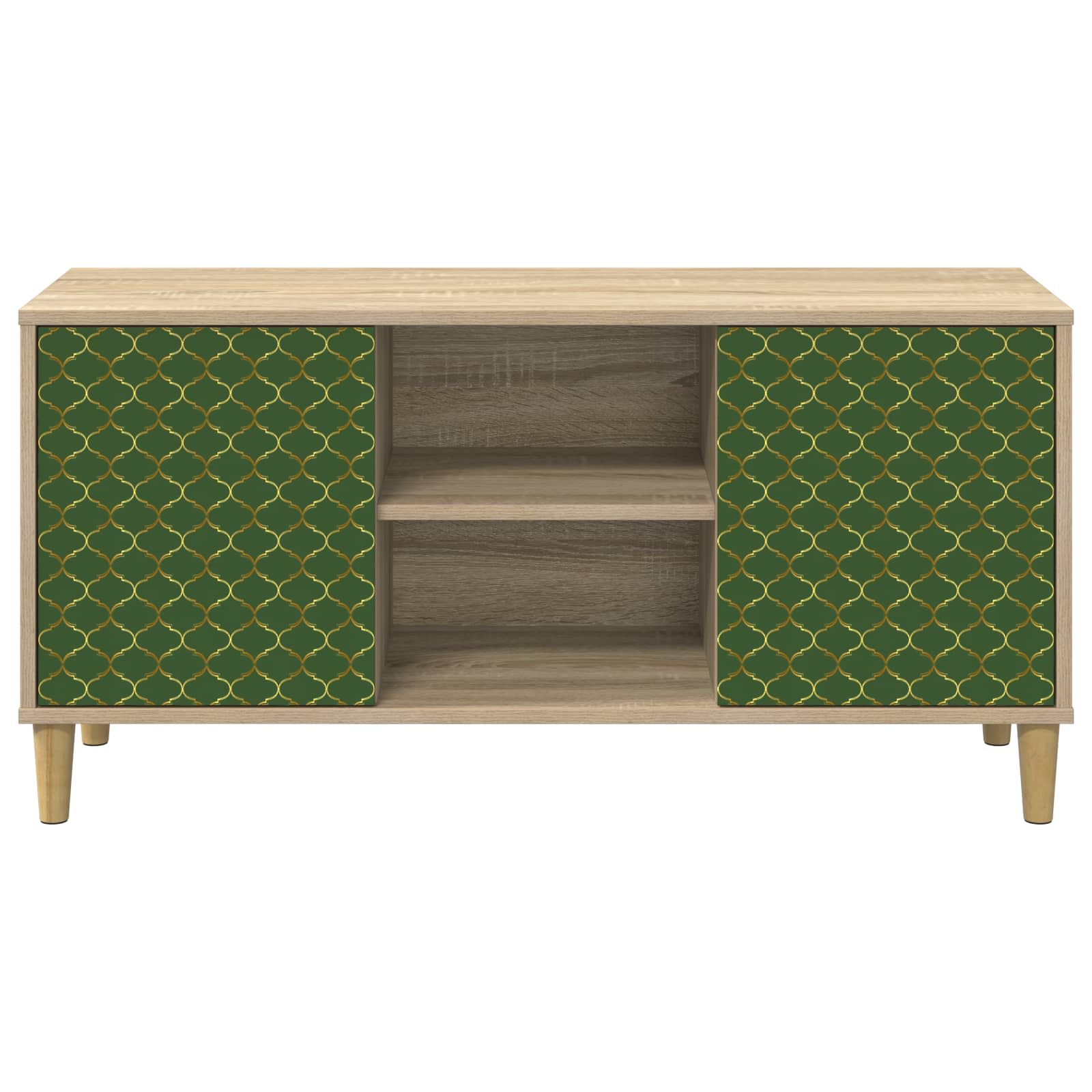 Meuble TV GELEEN 102 x 33 x 50 cm Sonoma Bois d'ingénierie