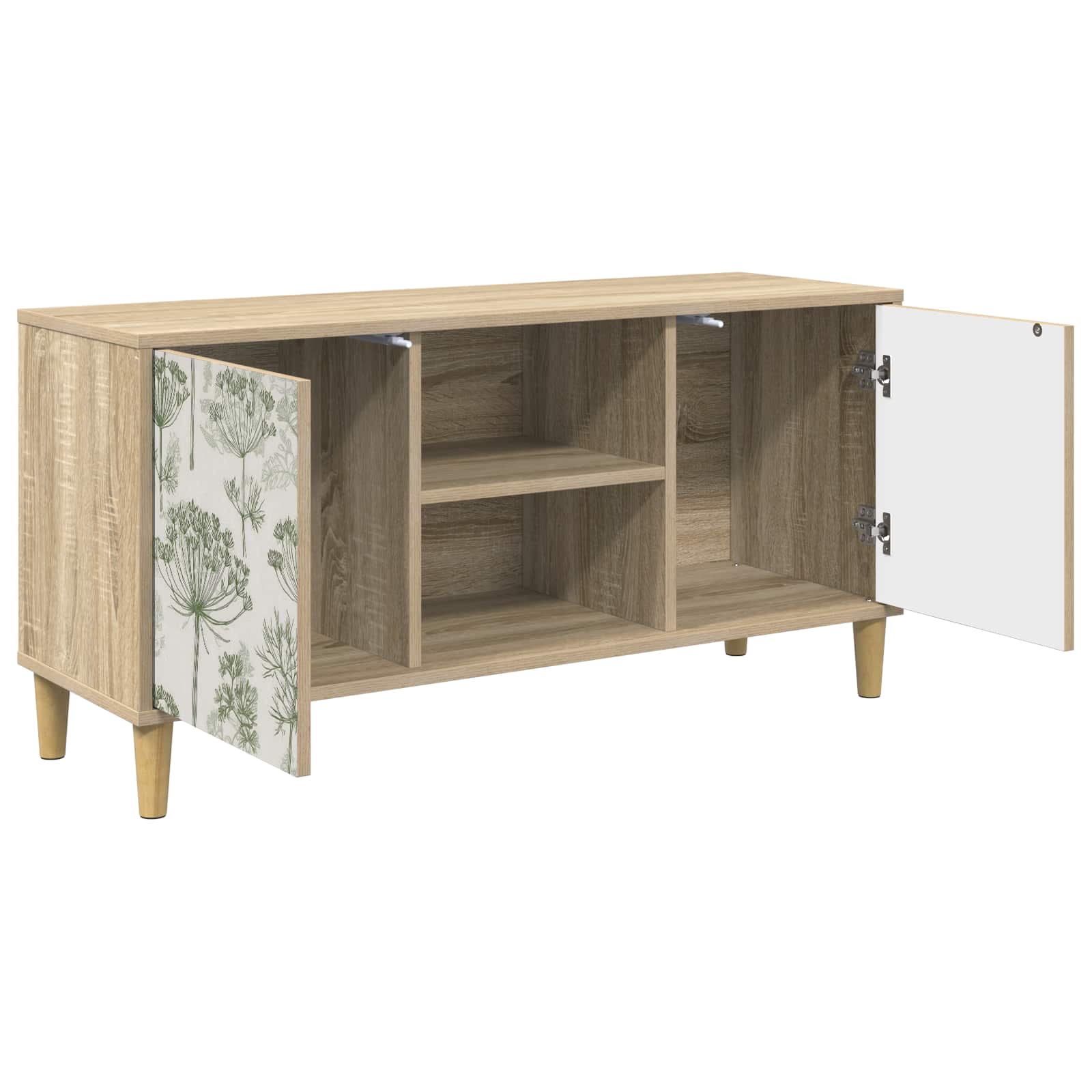 Meuble TV GOTHA 102 x 33 x 50 cm Sonoma Bois d'ingénierie