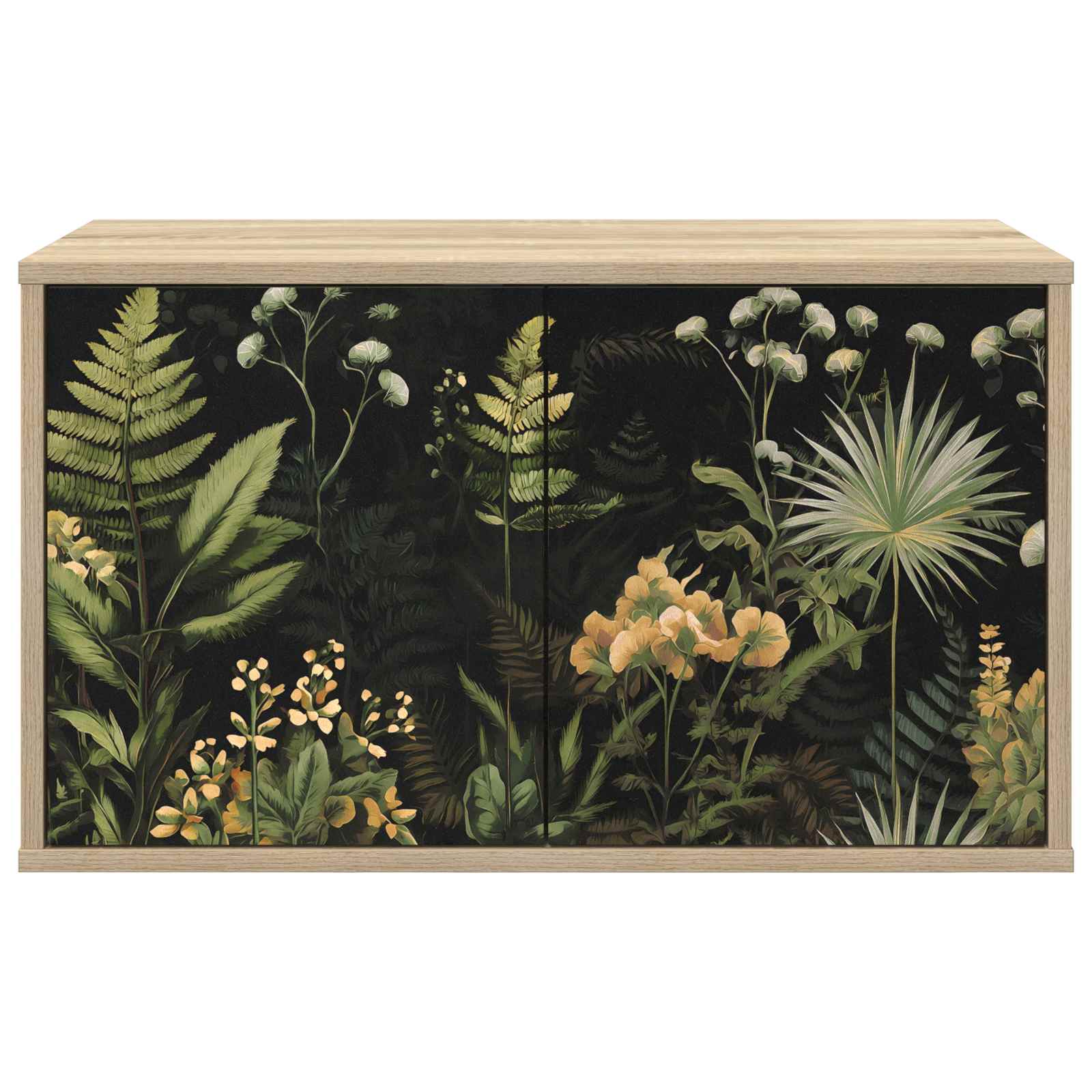 Meuble TV mural RHENEN 69 x 33 x 40 cm Chêne Sonoma