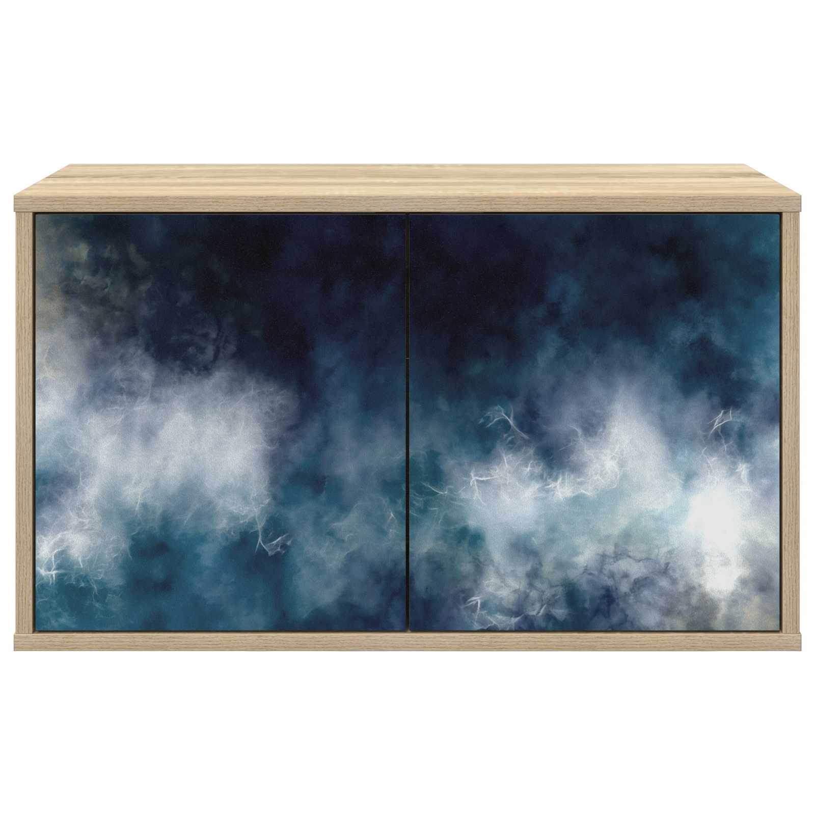 Meuble TV mural RAALTE 69 x 33 x 40 cm Chêne Sonoma
