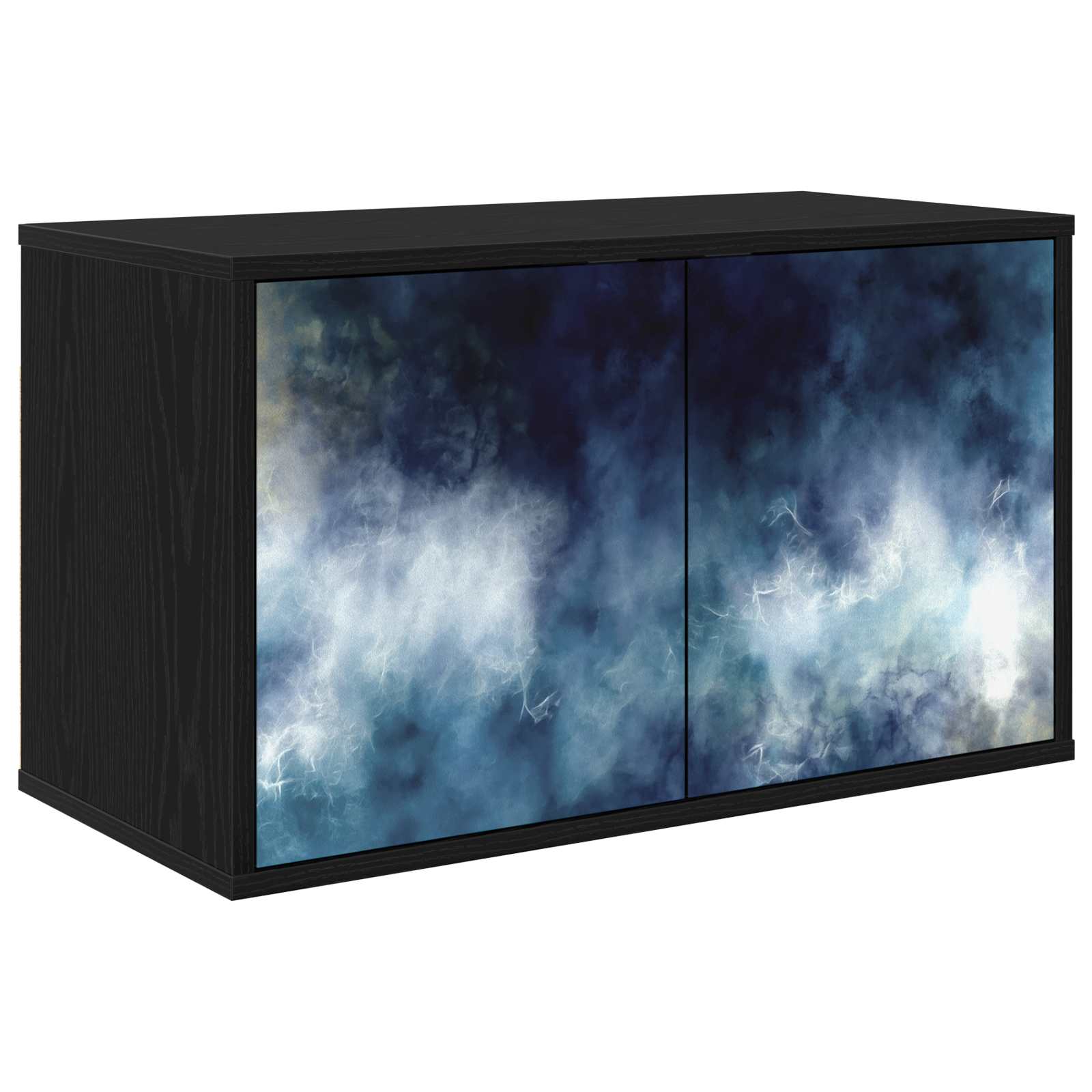 Meuble TV mural RAALTE 69 x 33 x 40 cm Chêne noir