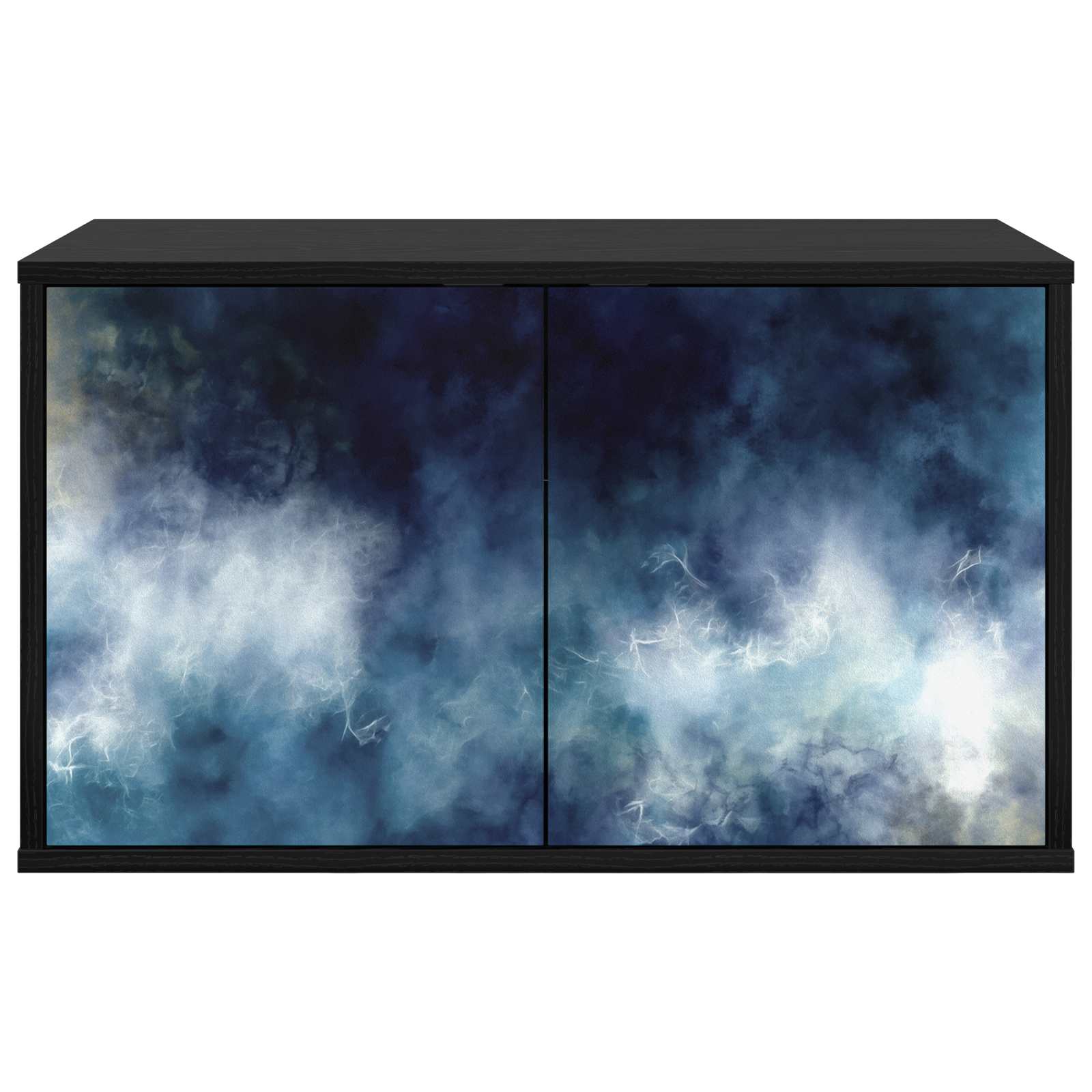 Meuble TV mural RAALTE 69 x 33 x 40 cm Chêne noir
