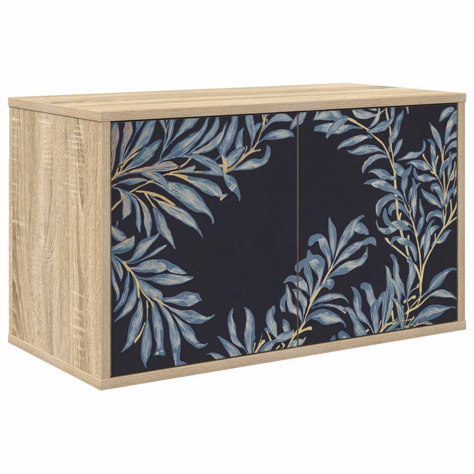 Meuble TV mural DOKKUM 69 x 33 x 40 cm Chêne Sonoma