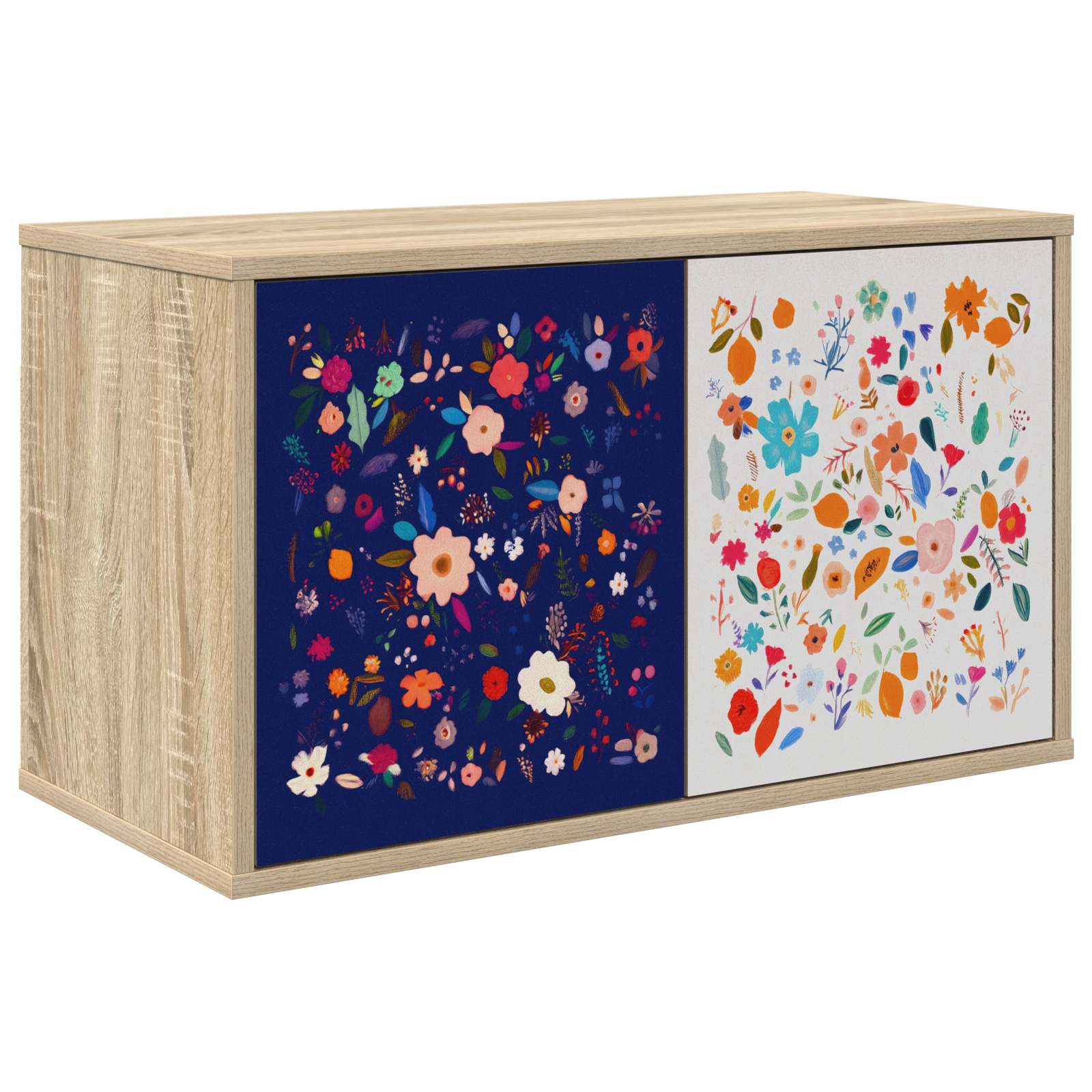 Meuble TV mural MAINZ 69 x 33 x 40 cm Chêne Sonoma