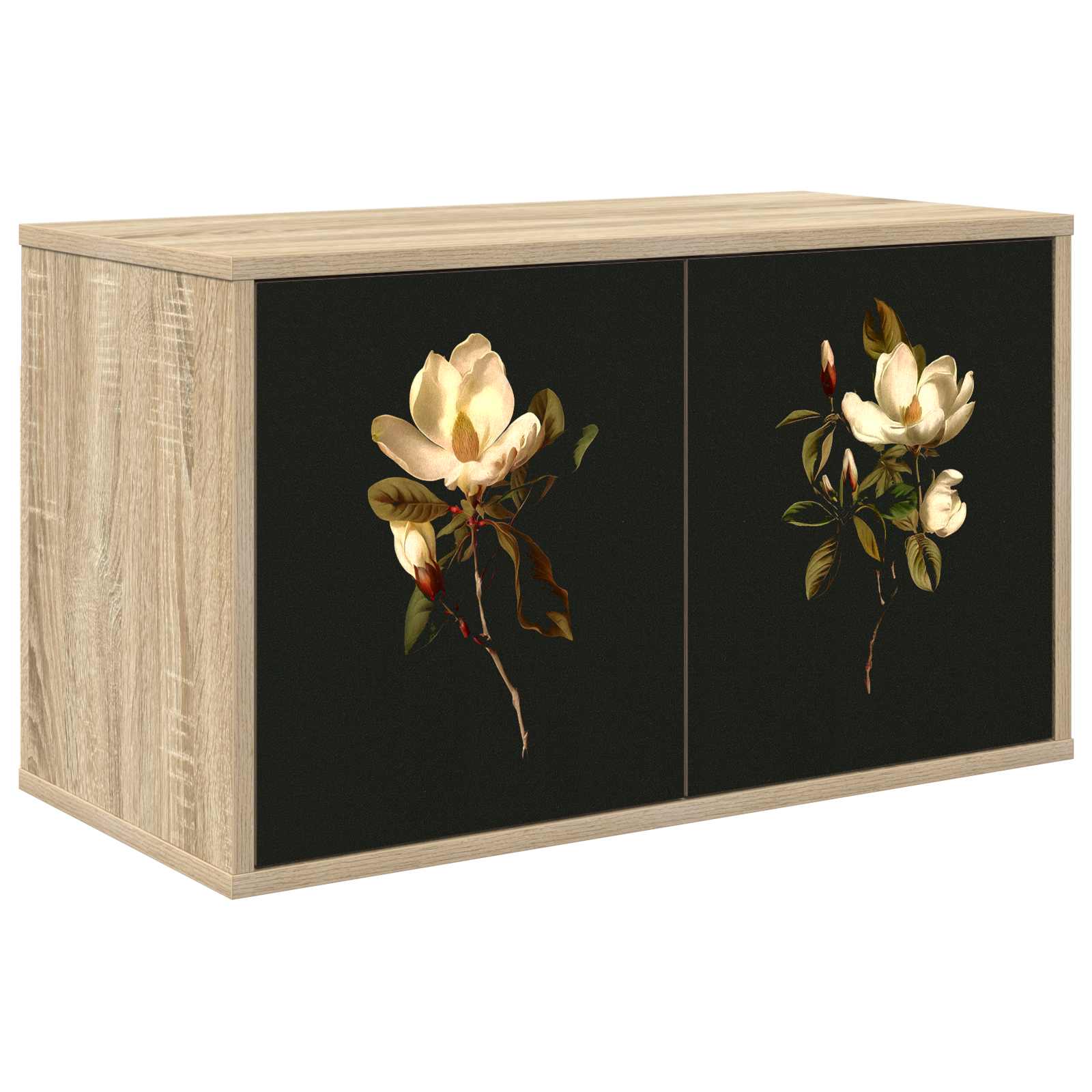 Meuble TV mural BREMEN 69 x 33 x 40 cm Chêne Sonoma