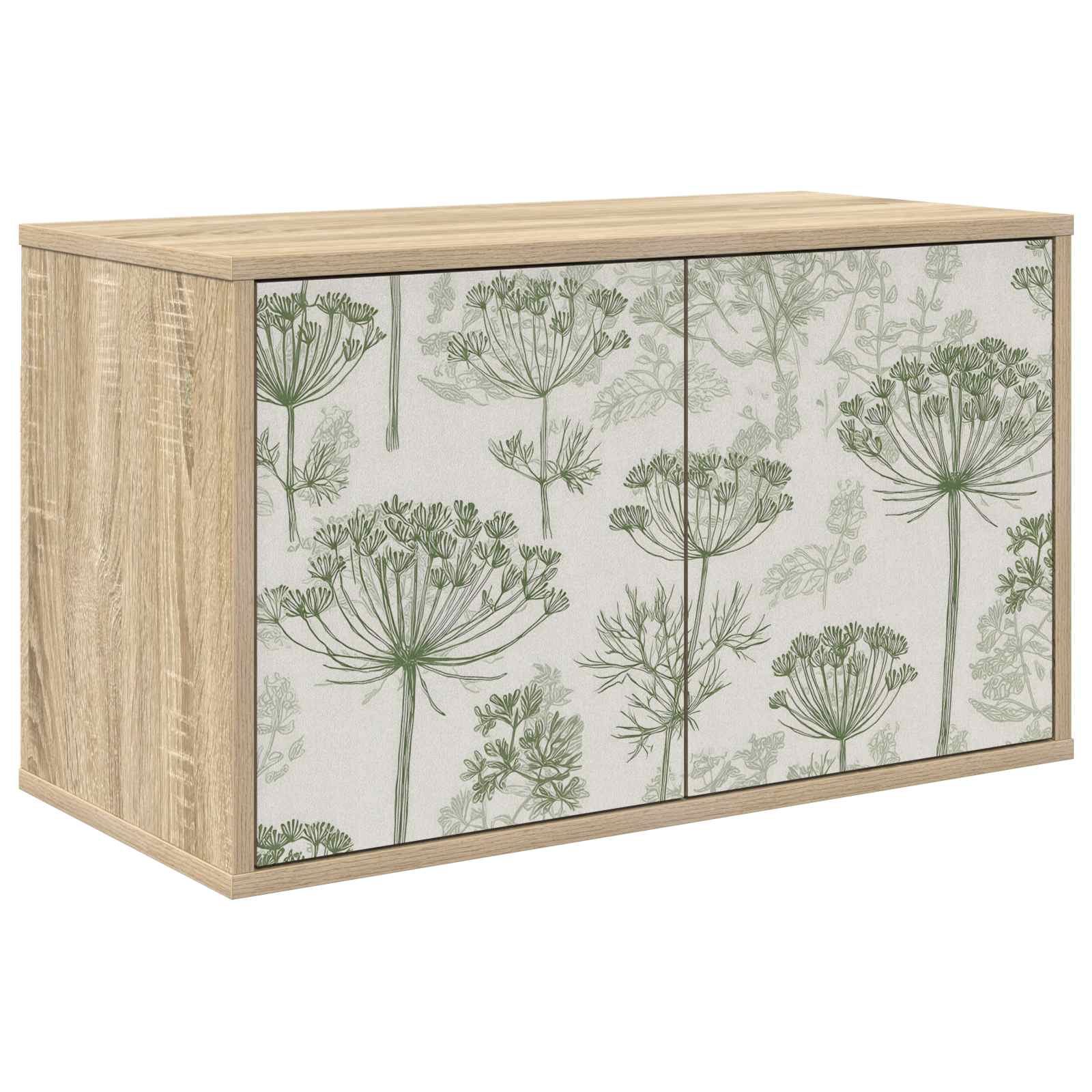 Meuble TV mural GOTHA 69 x 33 x 40 cm Chêne Sonoma