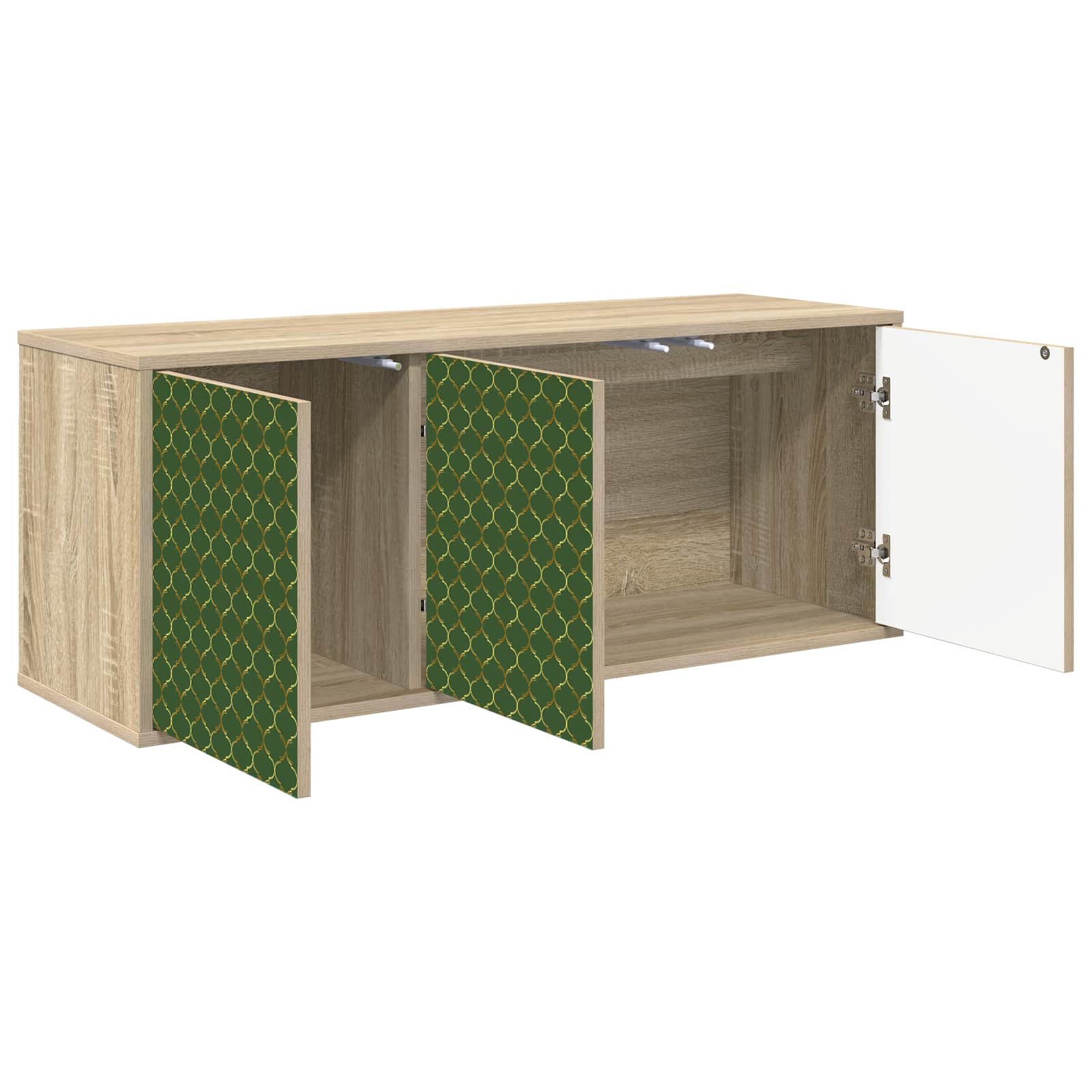 Meuble TV mural GELEEN 102 x 33 x 40 cm Chêne Sonoma