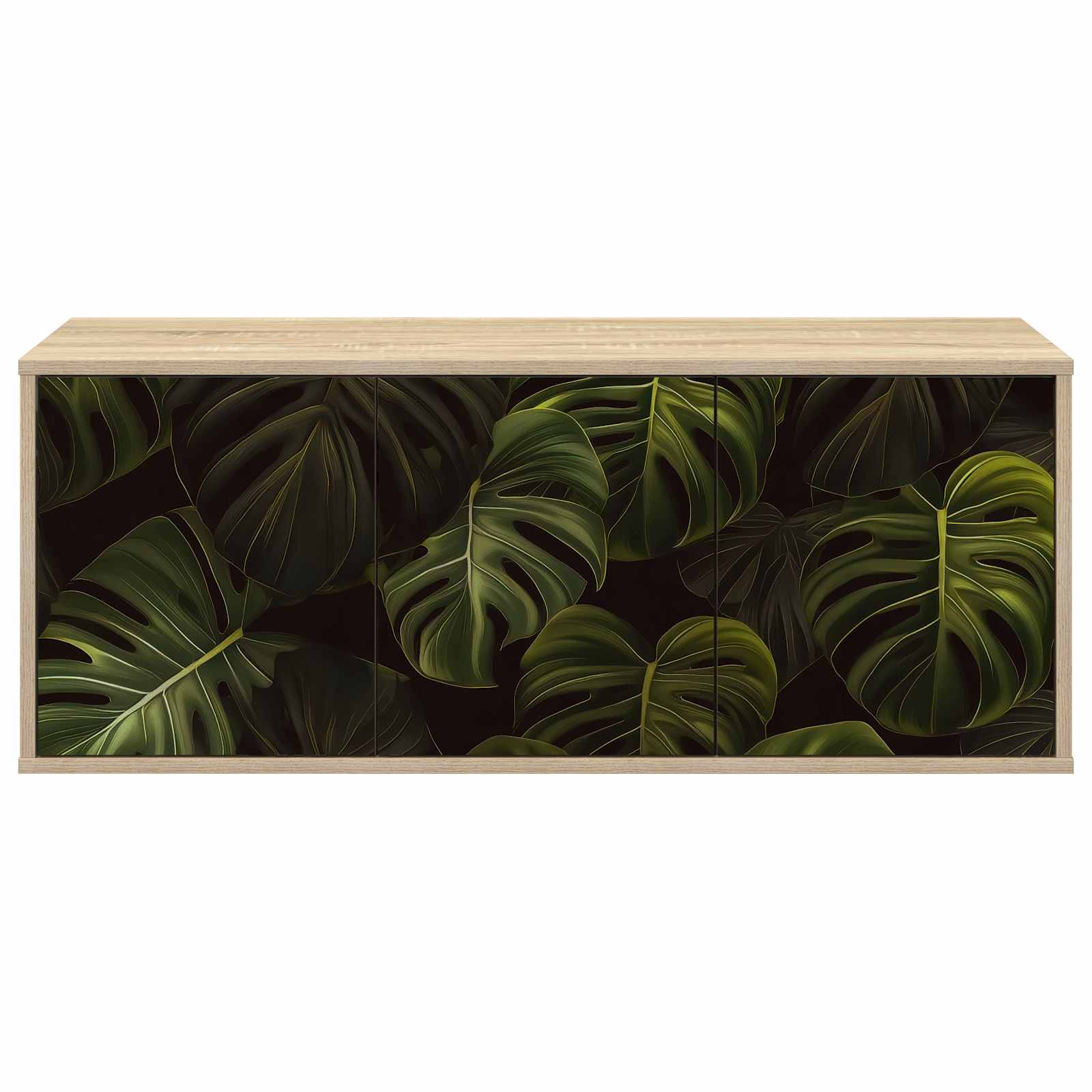 Meuble TV mural ELBURG 102 x 33 x 40 cm Chêne Sonoma