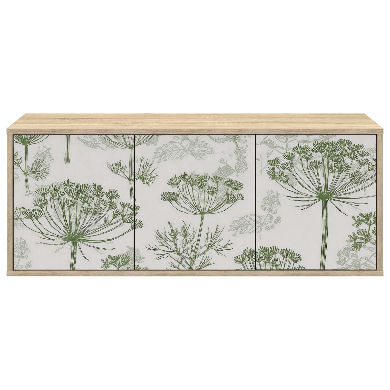 Meuble TV mural GOTHA 102 x 33 x 40 cm Chêne Sonoma