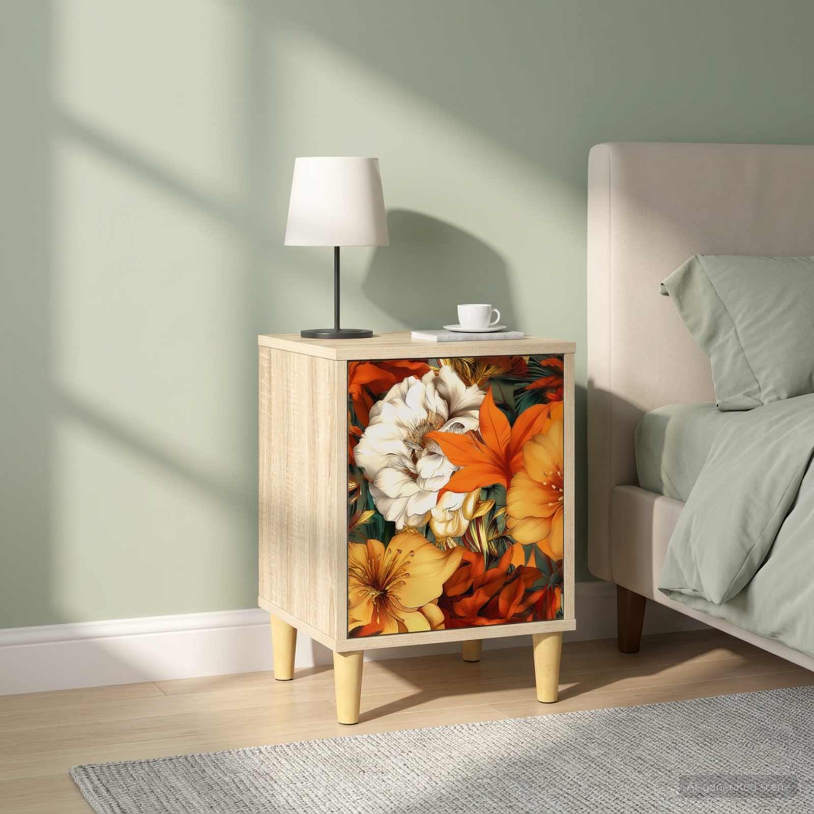 Table de chevet GENNEP 2 pc Chêne Sonoma 36 x 33 x 50 cm