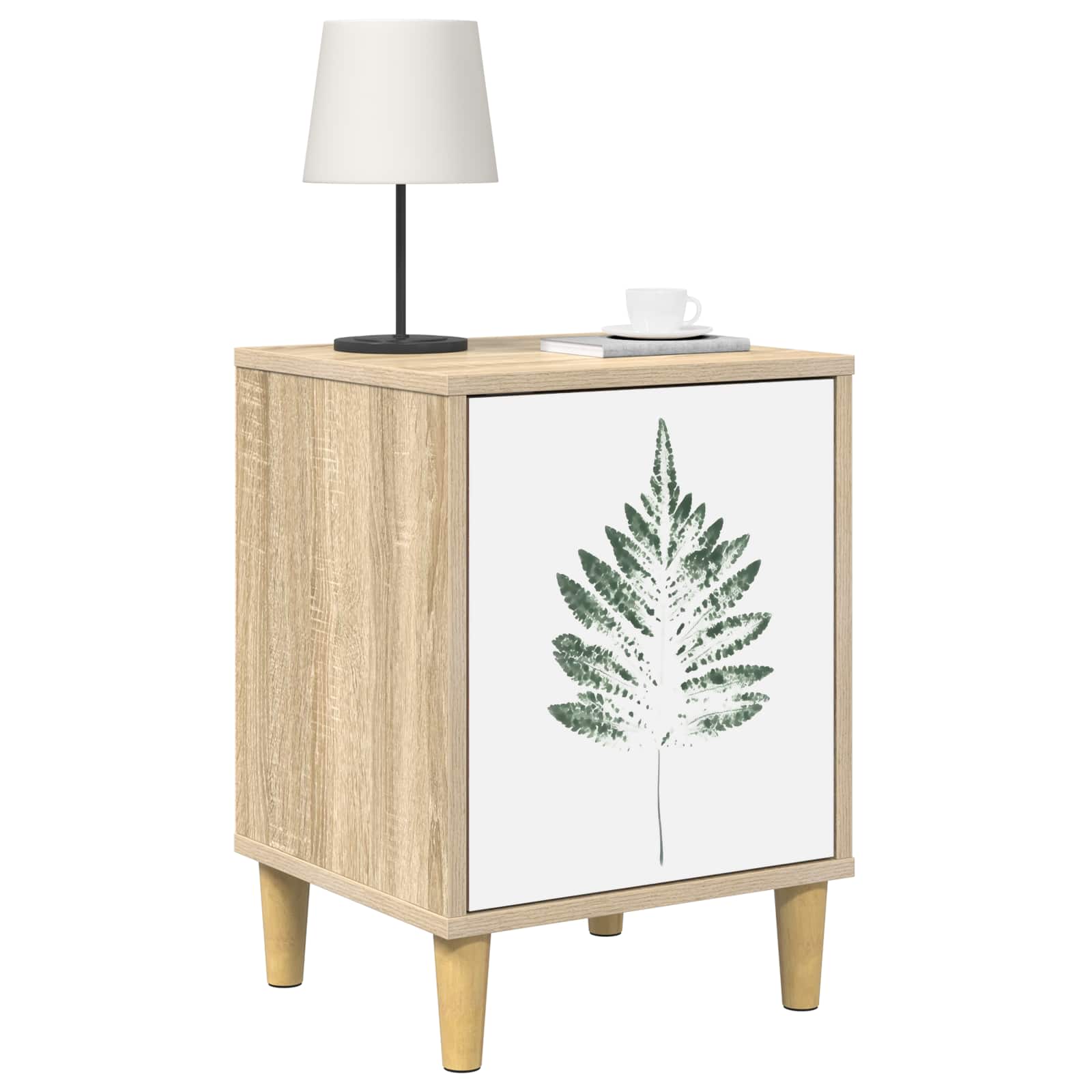Table de chevet HANAU 2 pc Chêne Sonoma 36 x 33 x 50 cm
