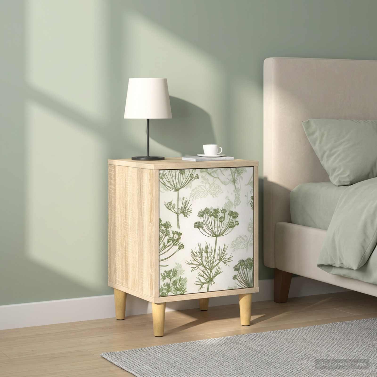 Table de chevet GOTHA 2 pc Chêne Sonoma 36 x 33 x 50 cm