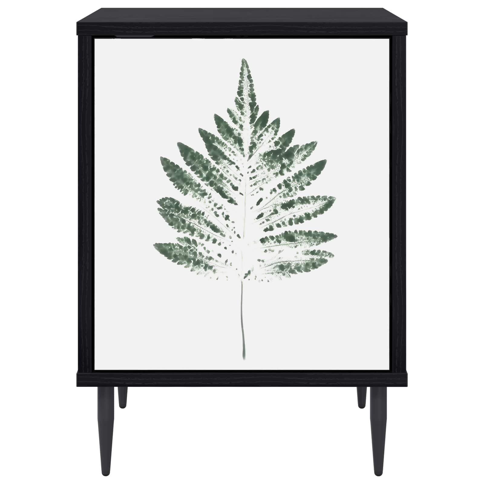 Table de chevet HANAU 2 pc Chêne noir 36 x 33 x 51 cm