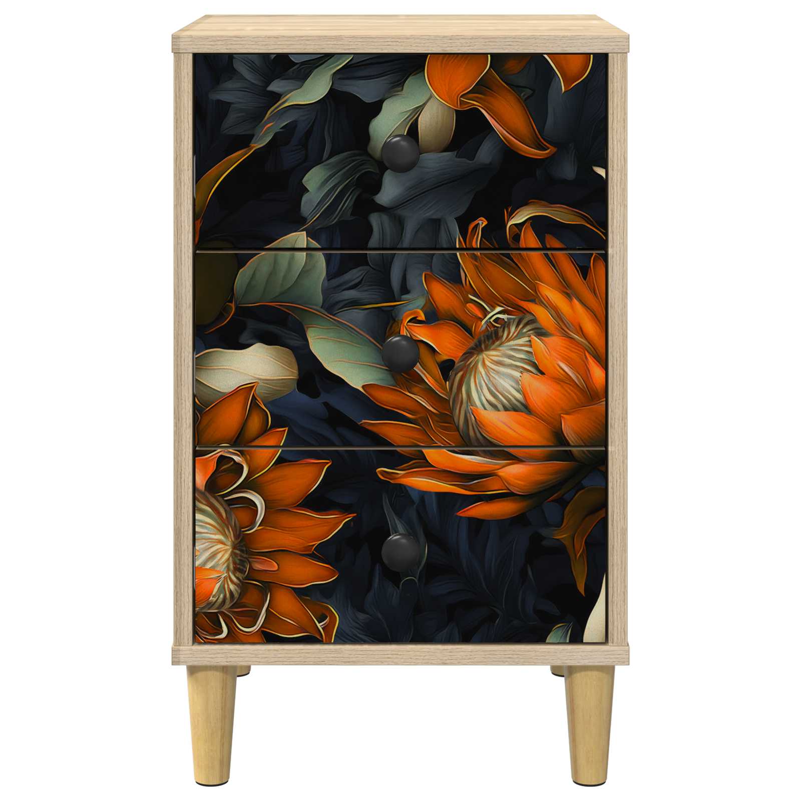 Table de chevet LOCHEM 2 pc Chêne Sonoma 36 x 33 x 60 cm