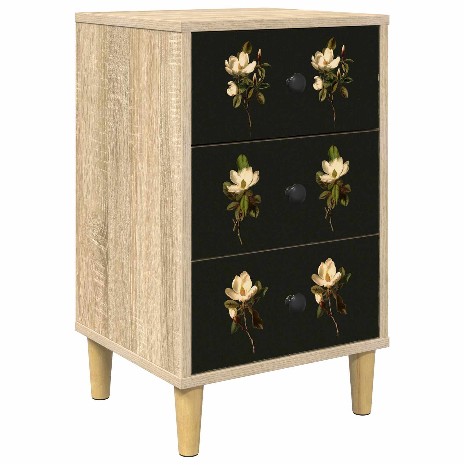 Table de chevet BREMEN Chêne Sonoma 36 x 33 x 60 cm