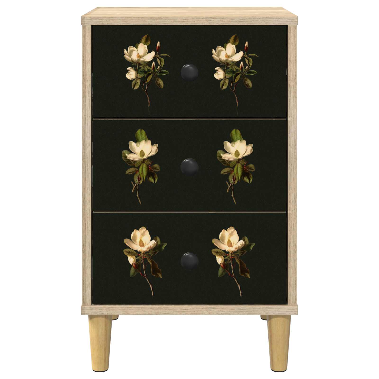 Table de chevet BREMEN Chêne Sonoma 36 x 33 x 60 cm
