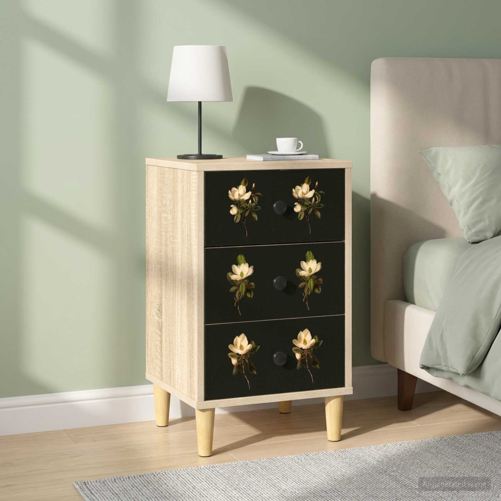 Table de chevet BREMEN 2 pc Chêne Sonoma 36 x 33 x 60 cm
